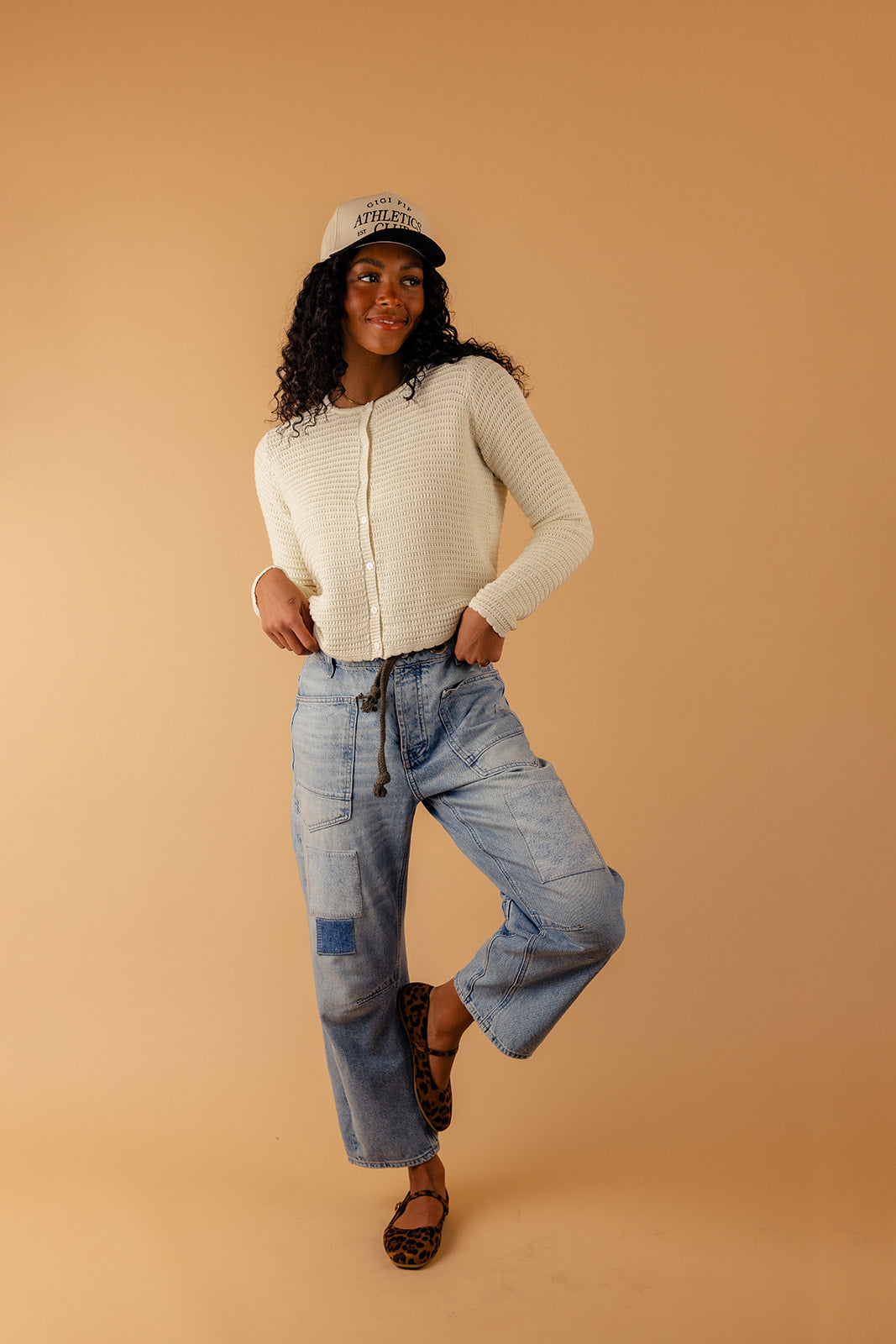 Just For You Textured Cardigan