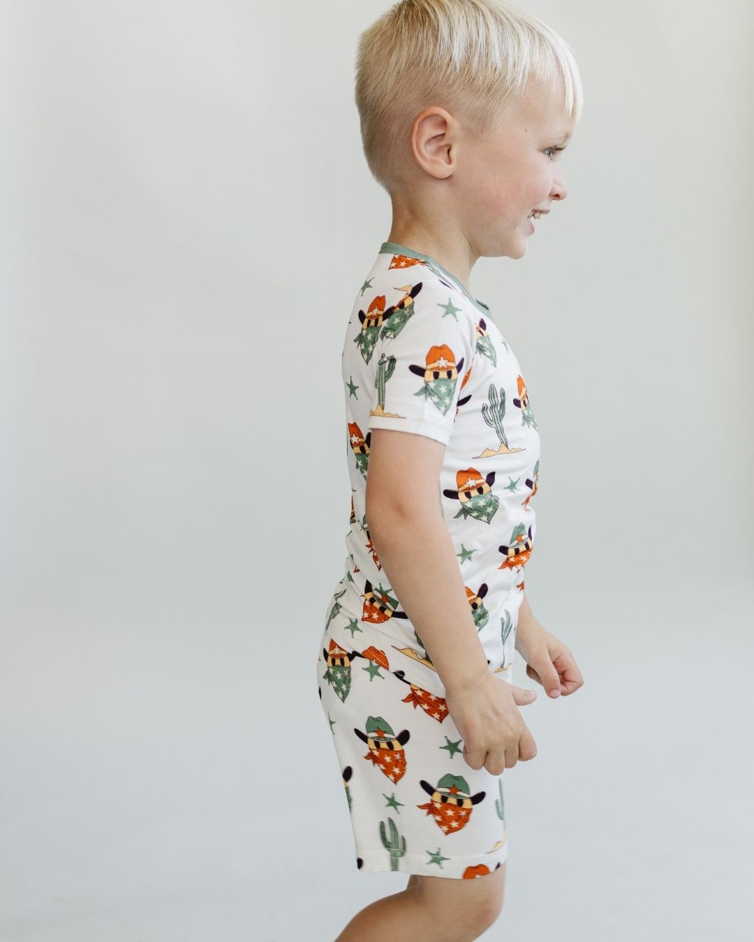 Two Piece Shorts Set | Smiley Cowboy