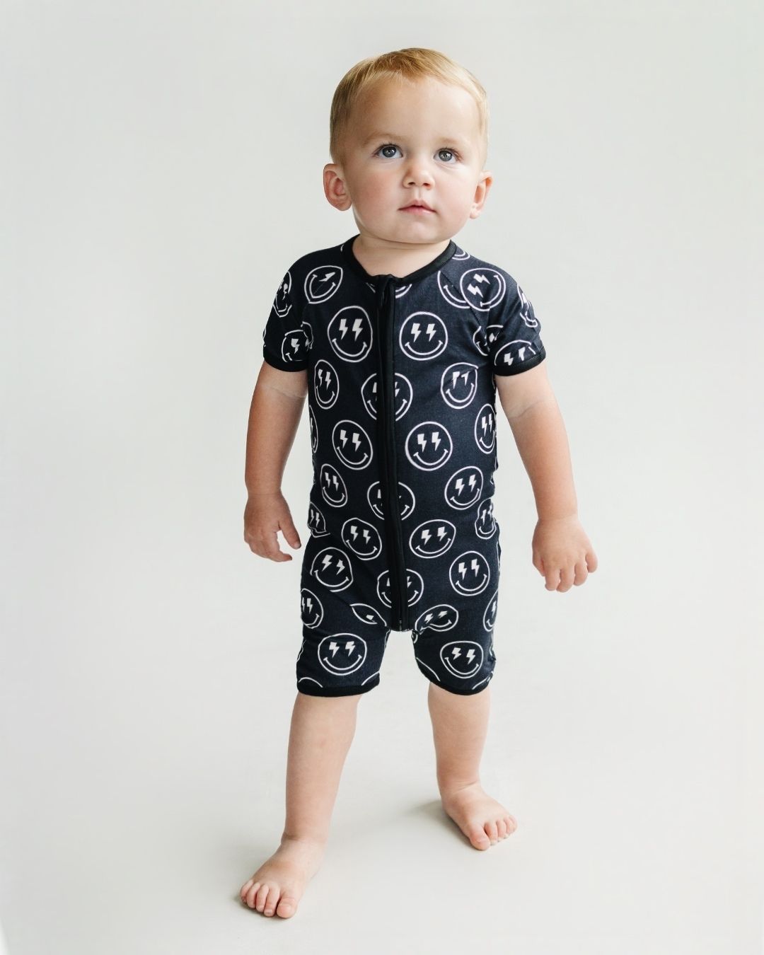 Shorty Romper | Electric Smiley