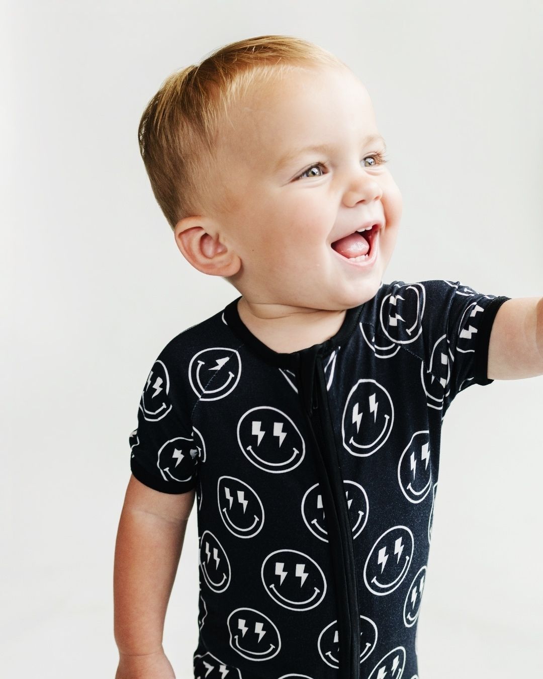 Shorty Romper | Electric Smiley