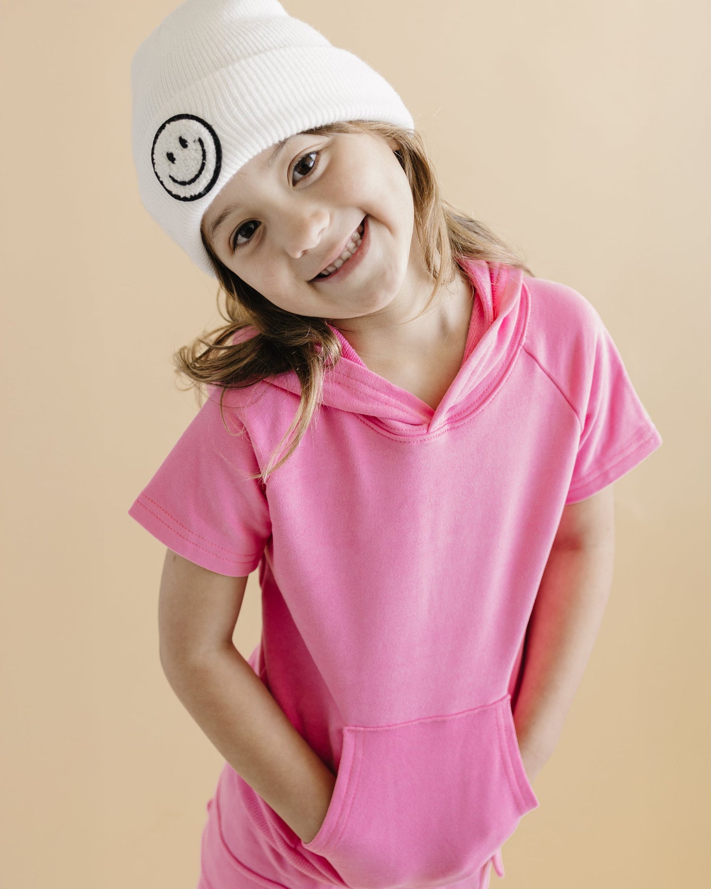 Cargo Shorts Set | Pink