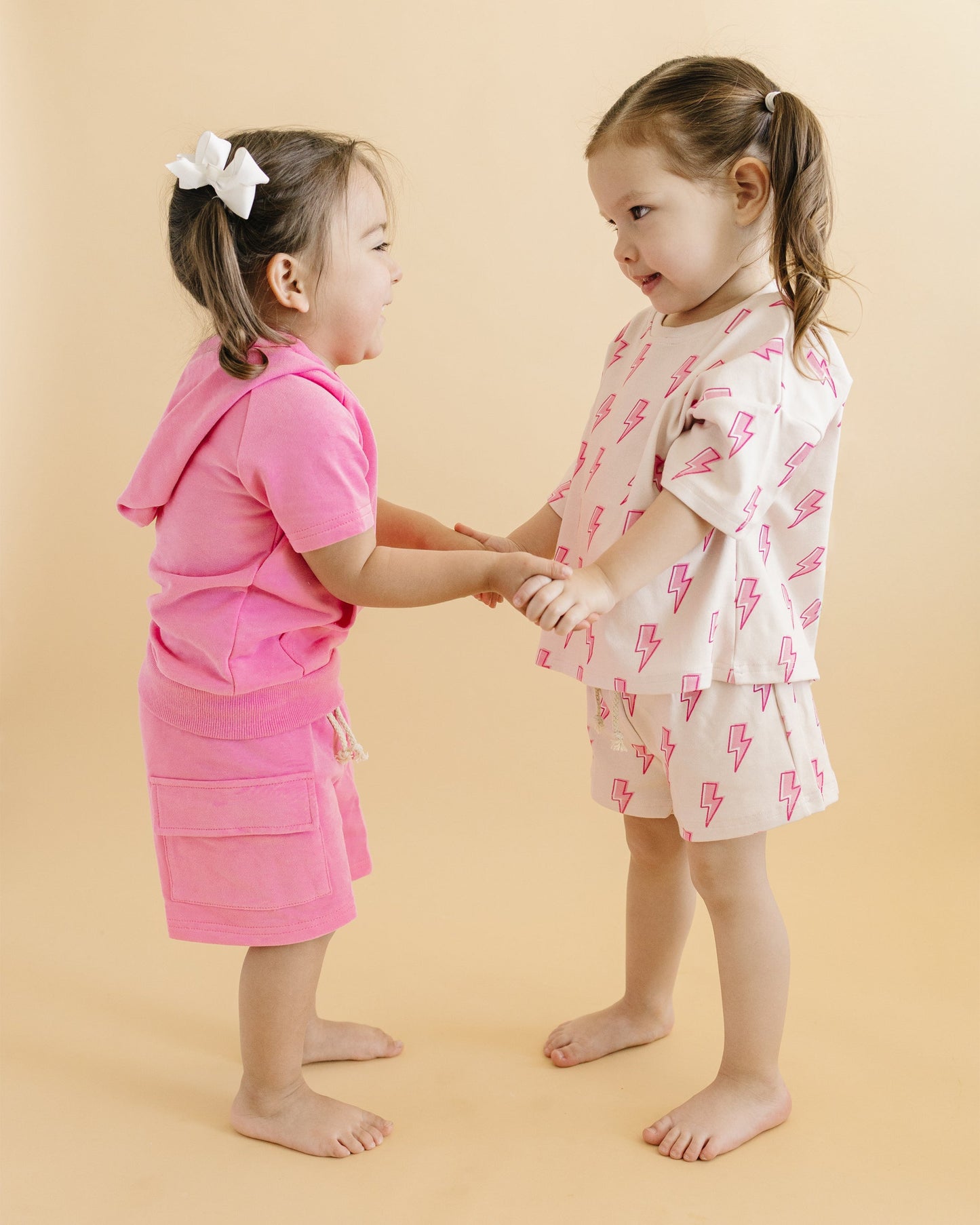 Shorts Set | Pink Bolts