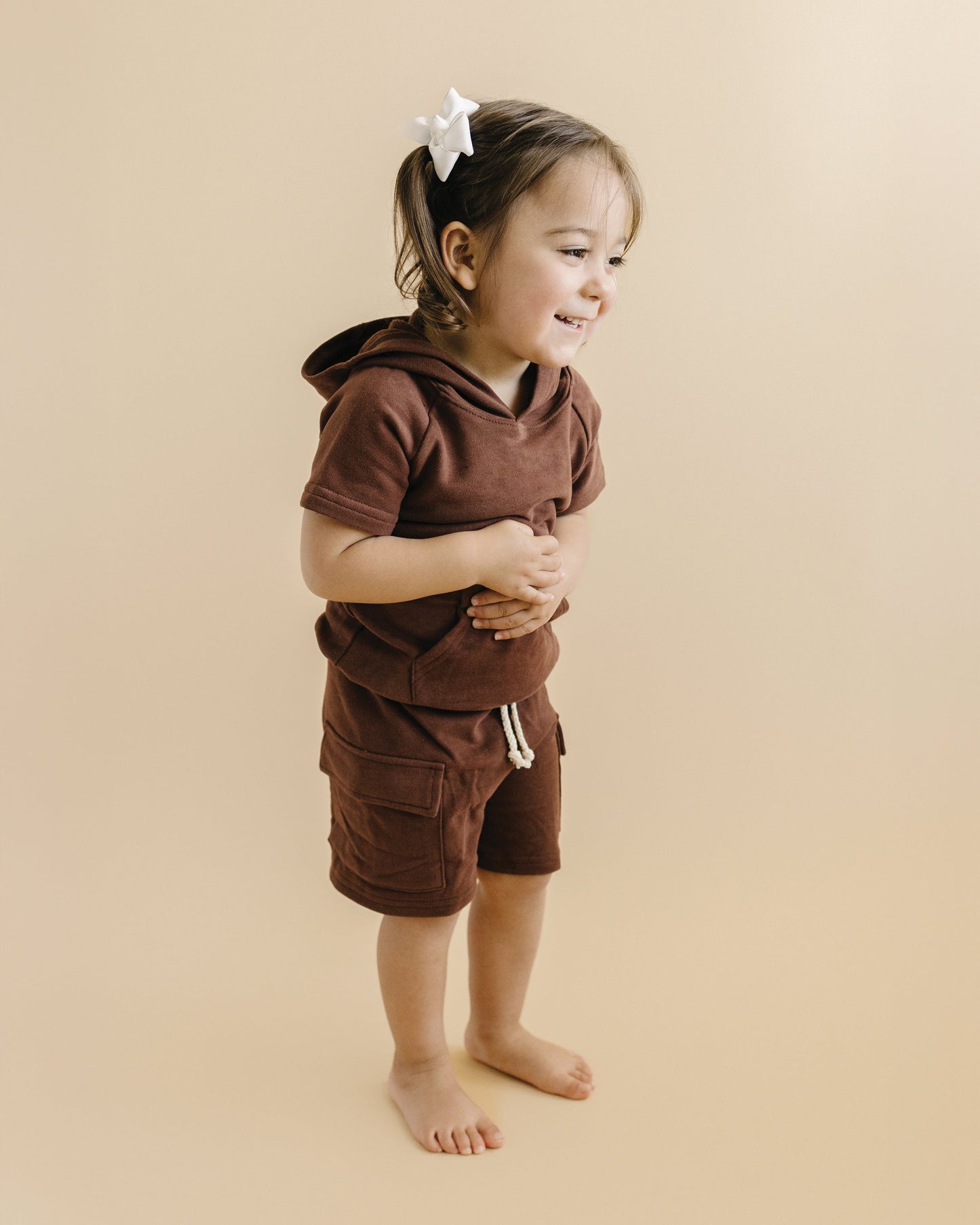 Cargo Shorts Set | Chocolate