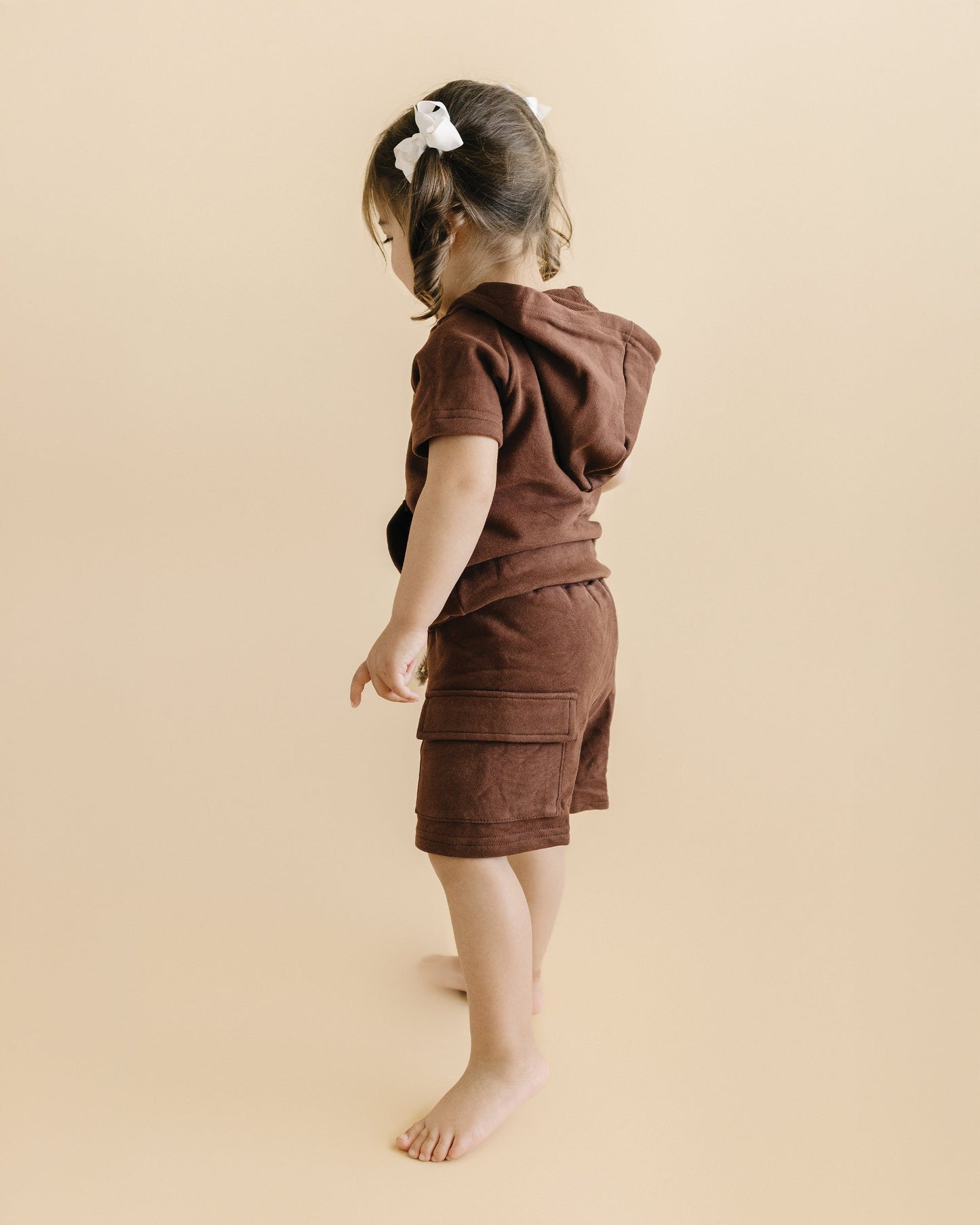 Cargo Shorts Set | Chocolate