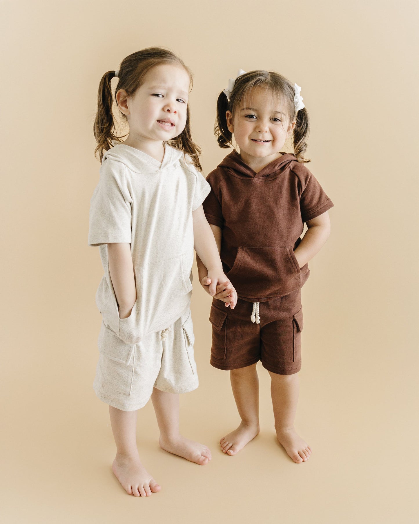 Cargo Shorts Set | Chocolate