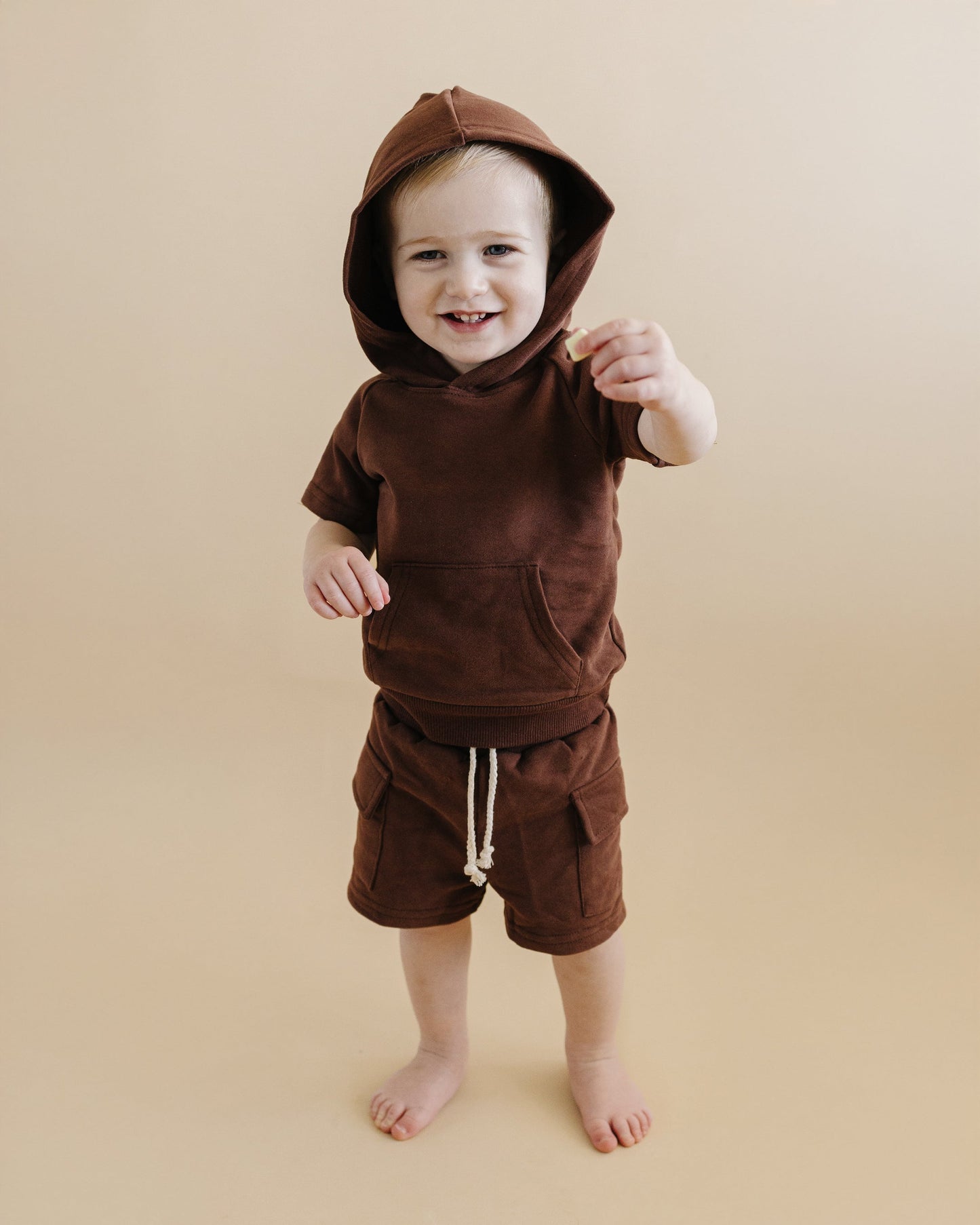 Cargo Shorts Set | Chocolate