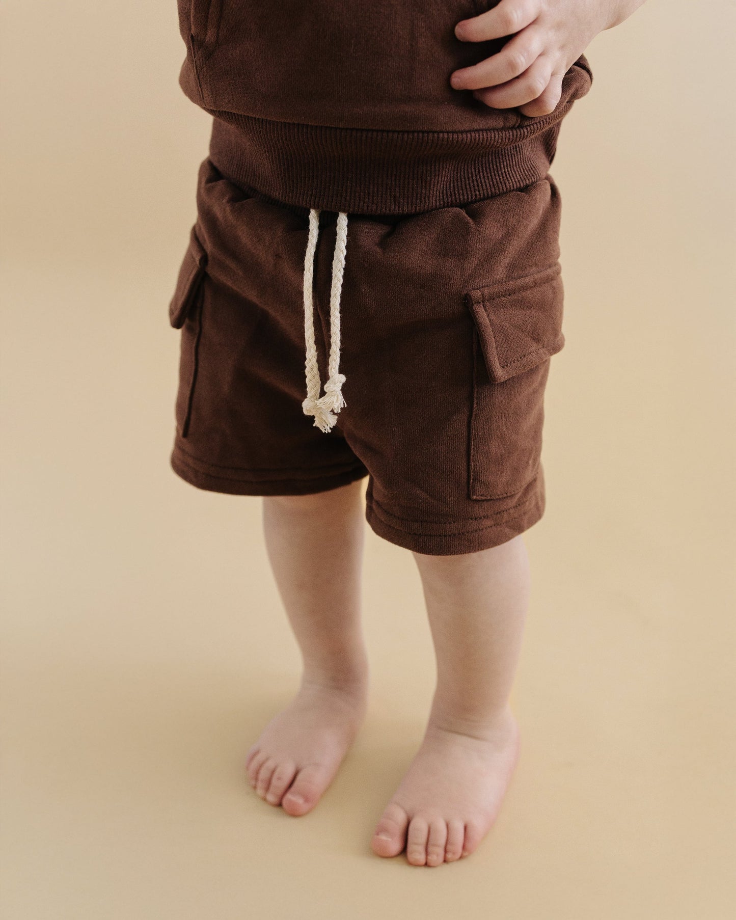 Cargo Shorts Set | Chocolate