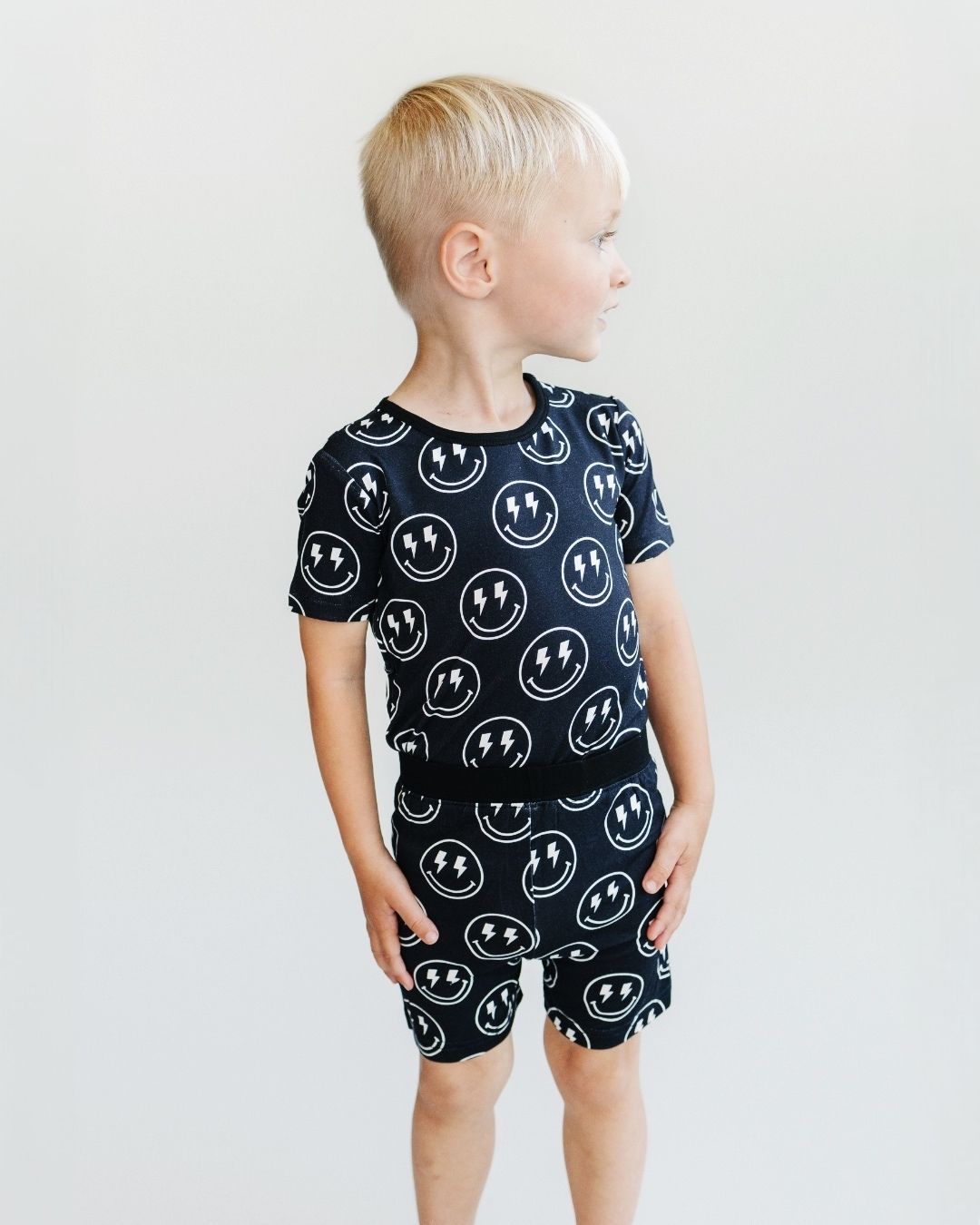 Two Piece Shorts Set | Electric Smiley