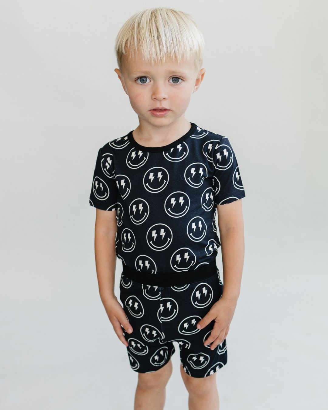 Two Piece Shorts Set | Electric Smiley