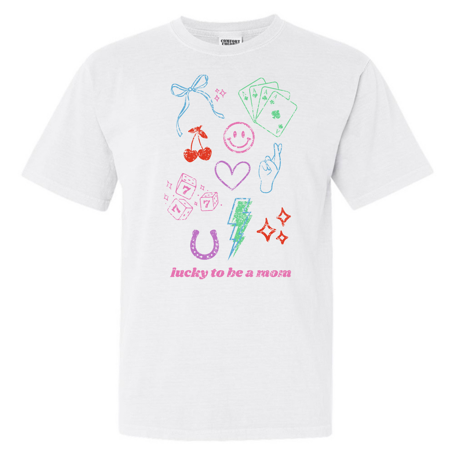 Lucky Mama Dopamine Doodles T-Shirt