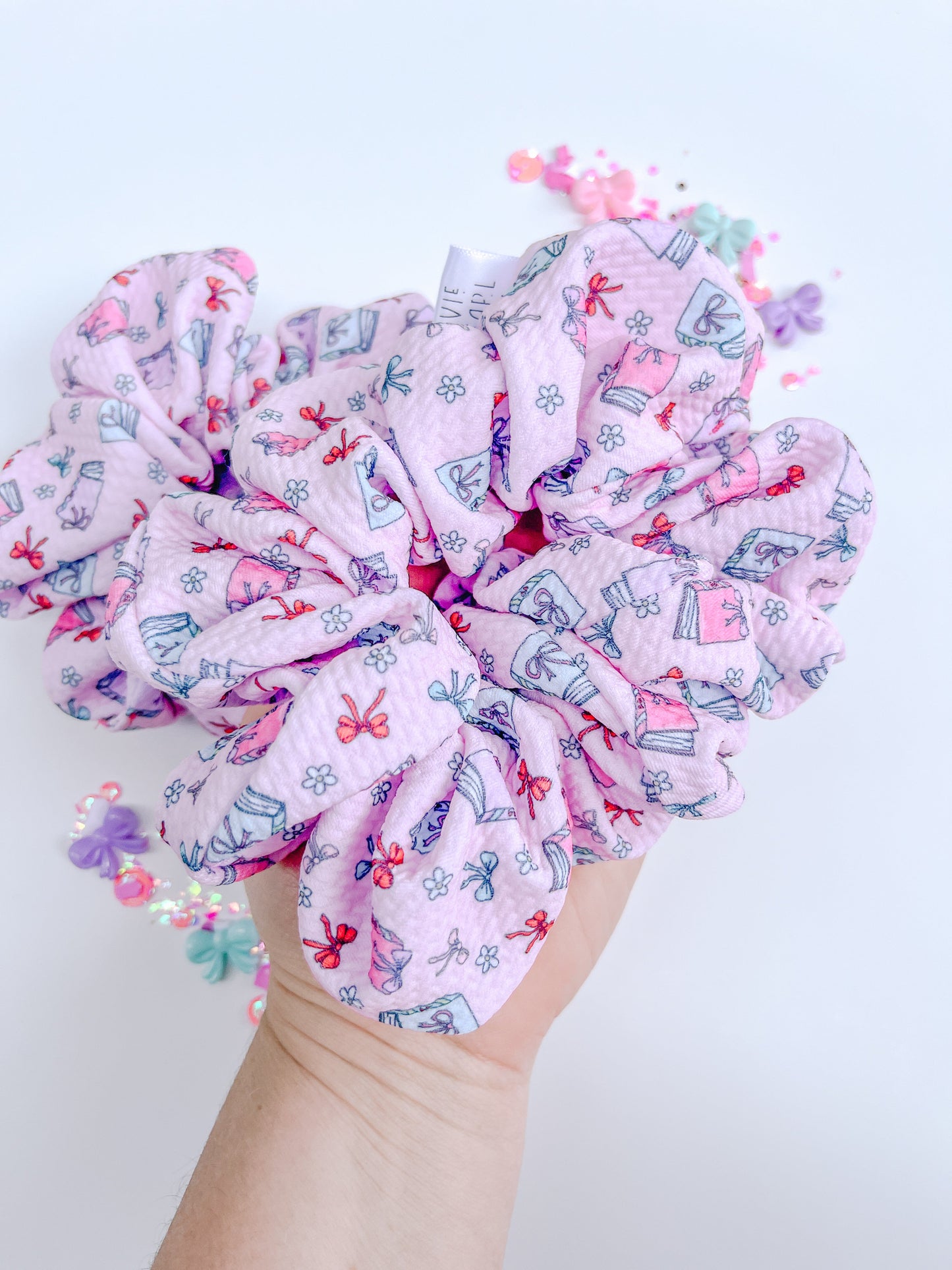 Books & Bows Scrunchy