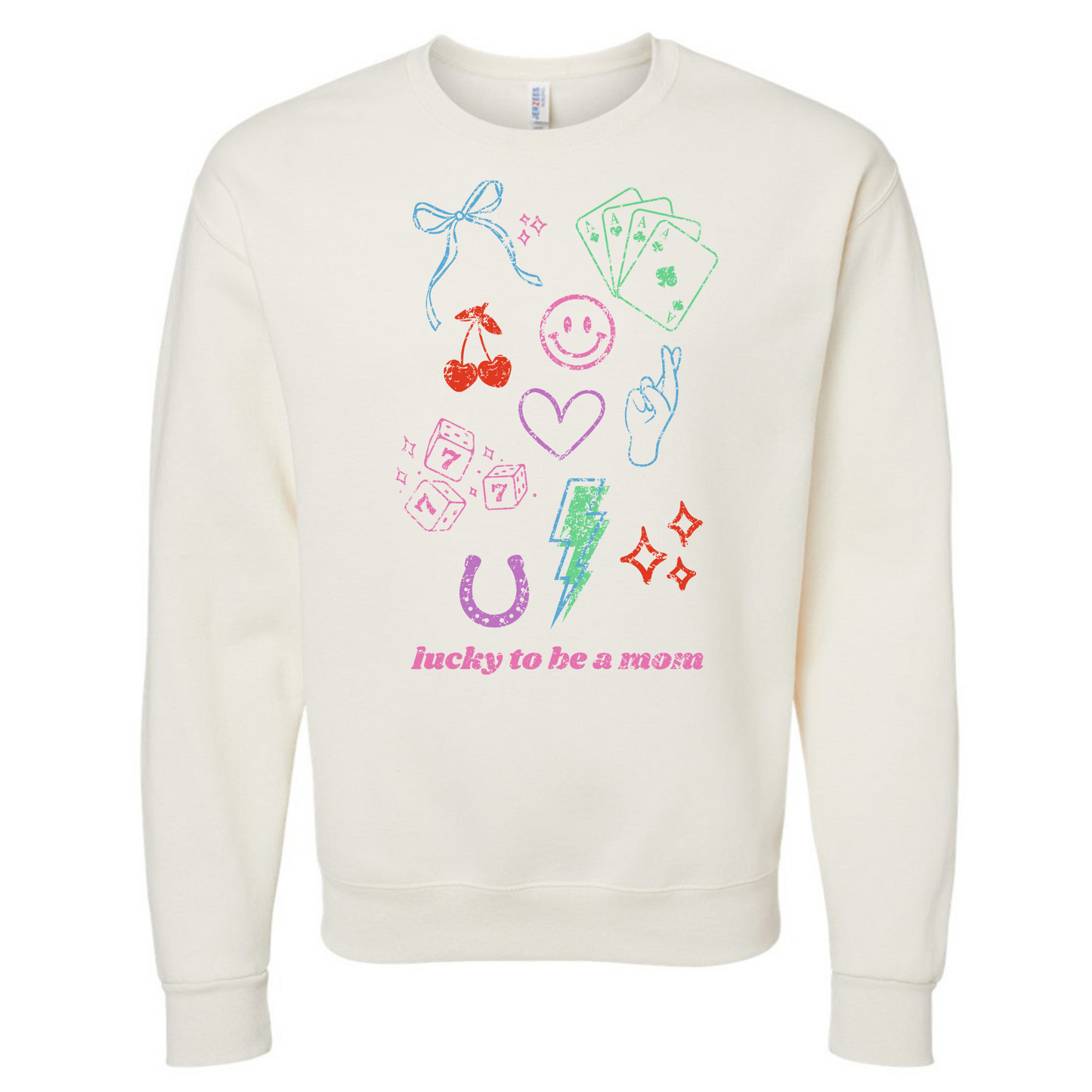 Lucky Mama Dopamine Doodles Swearshirt