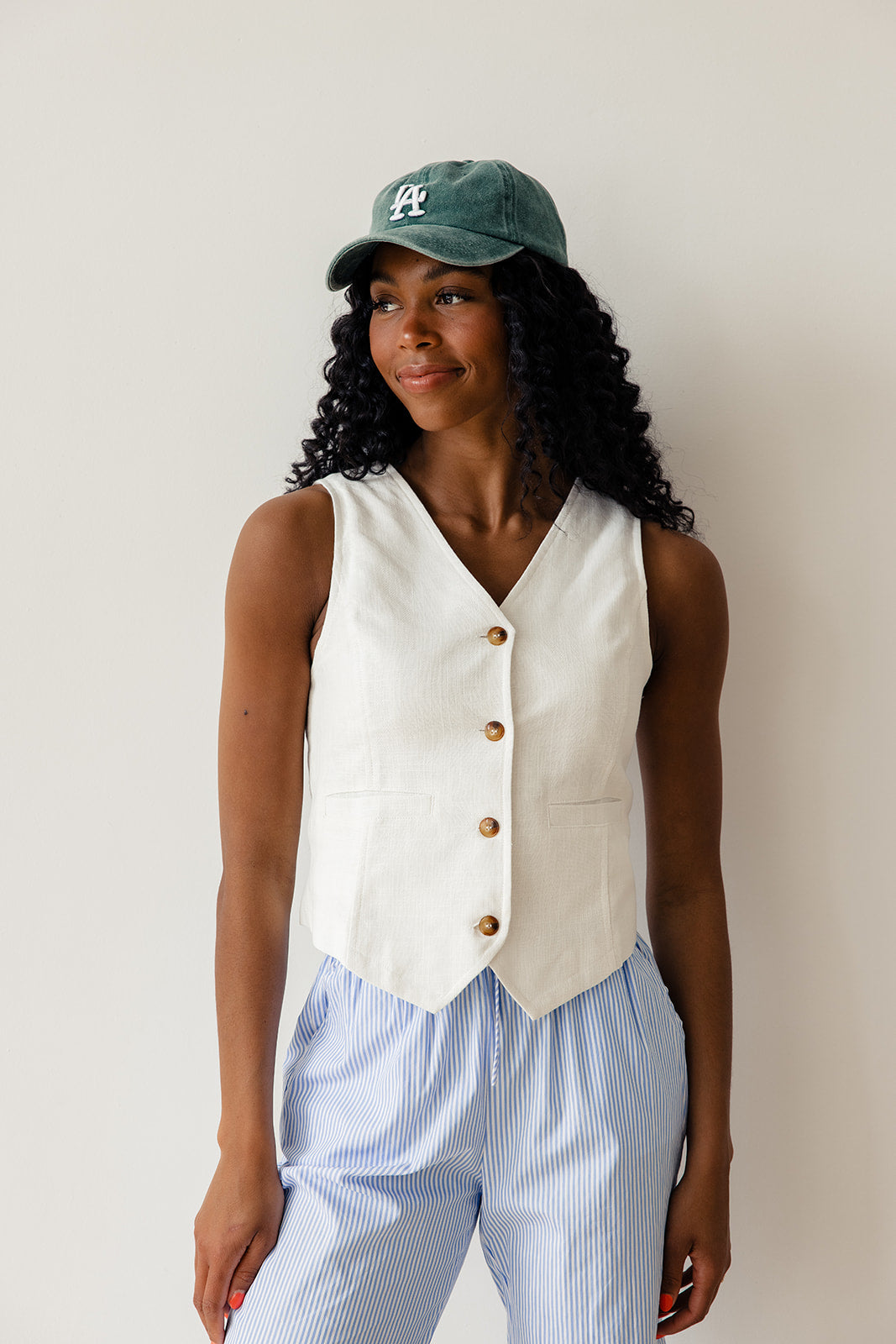 Mathilde Linen Vest