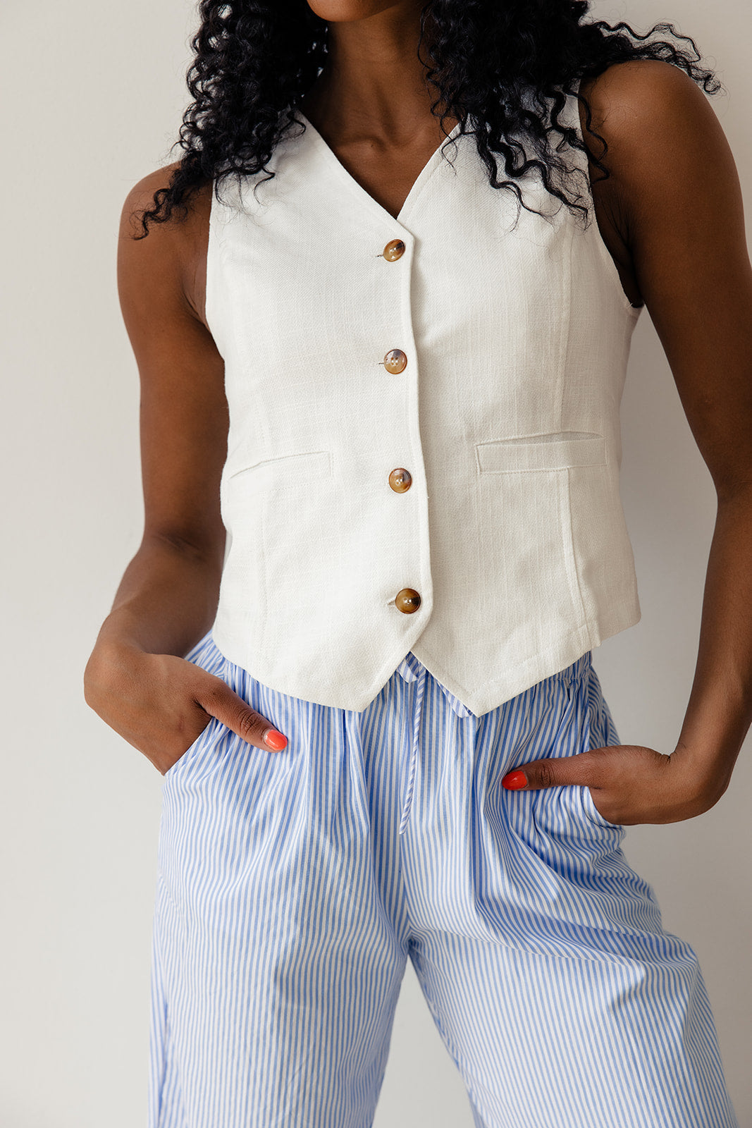 Mathilde Linen Vest