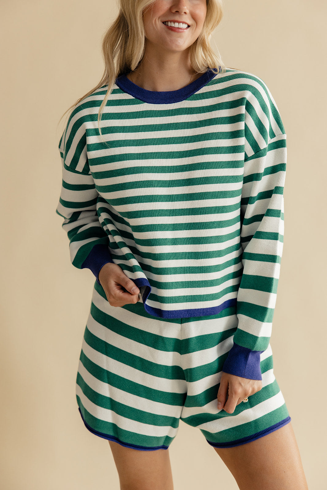 Nyla Striped Set