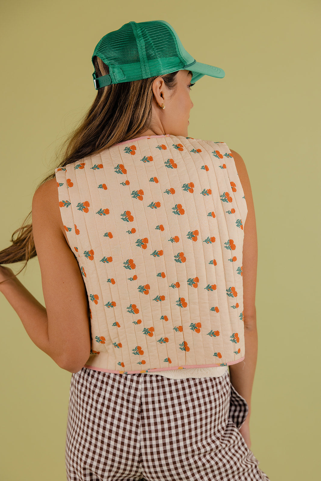 Rosie Floral Quilted Vest