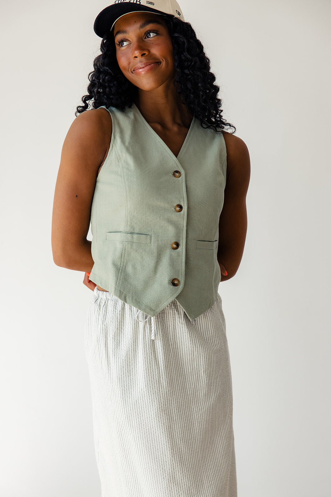Mathilde Linen Vest