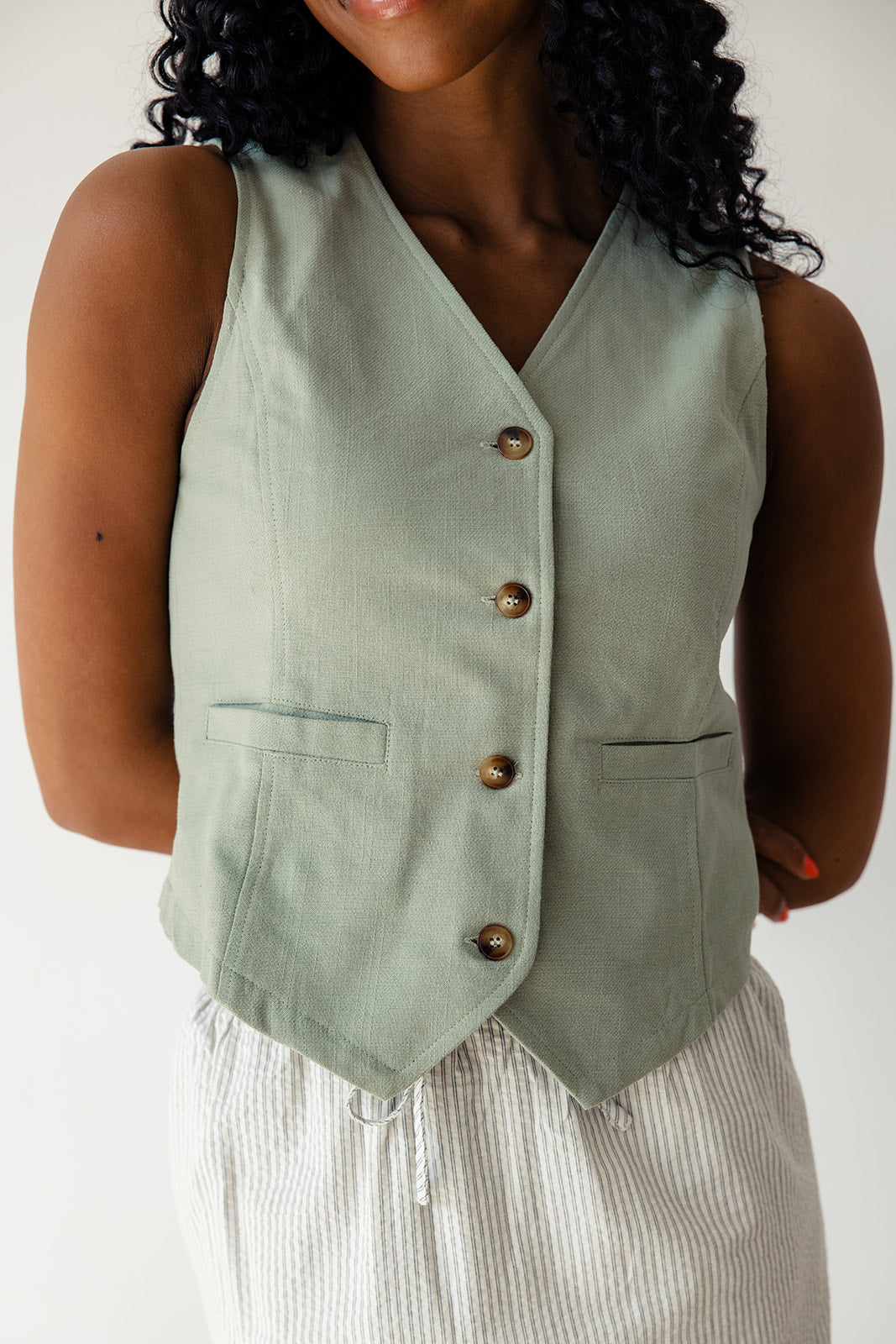 Mathilde Linen Vest