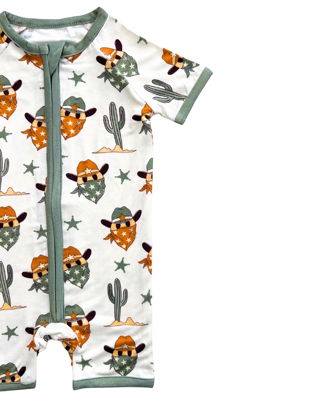 Shorty Romper | Smiley Cowboy
