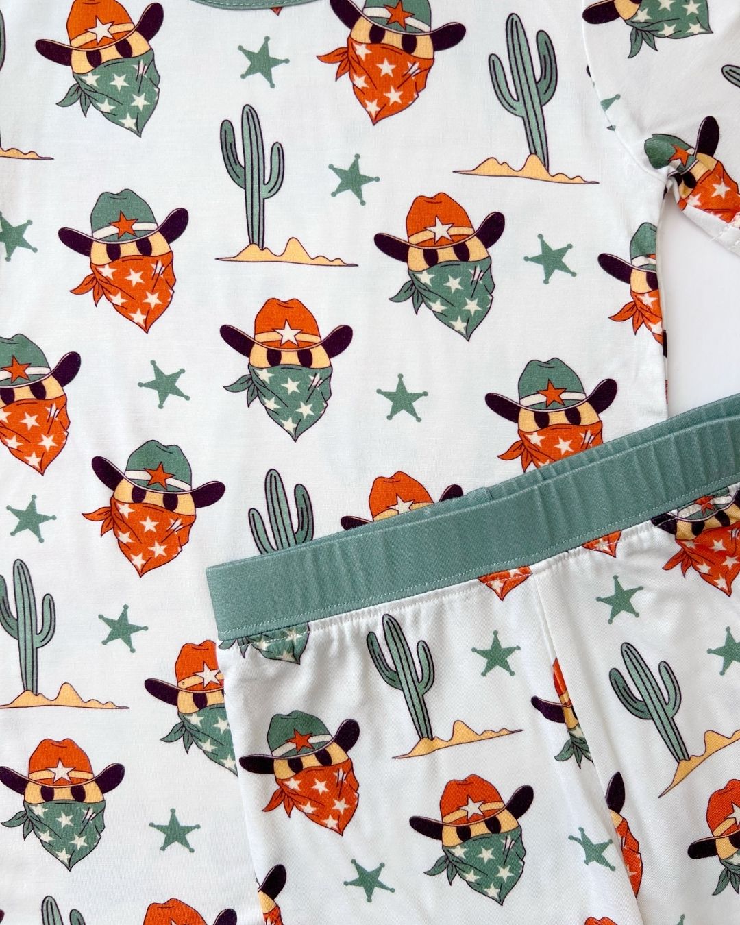 Two Piece Shorts Set | Smiley Cowboy