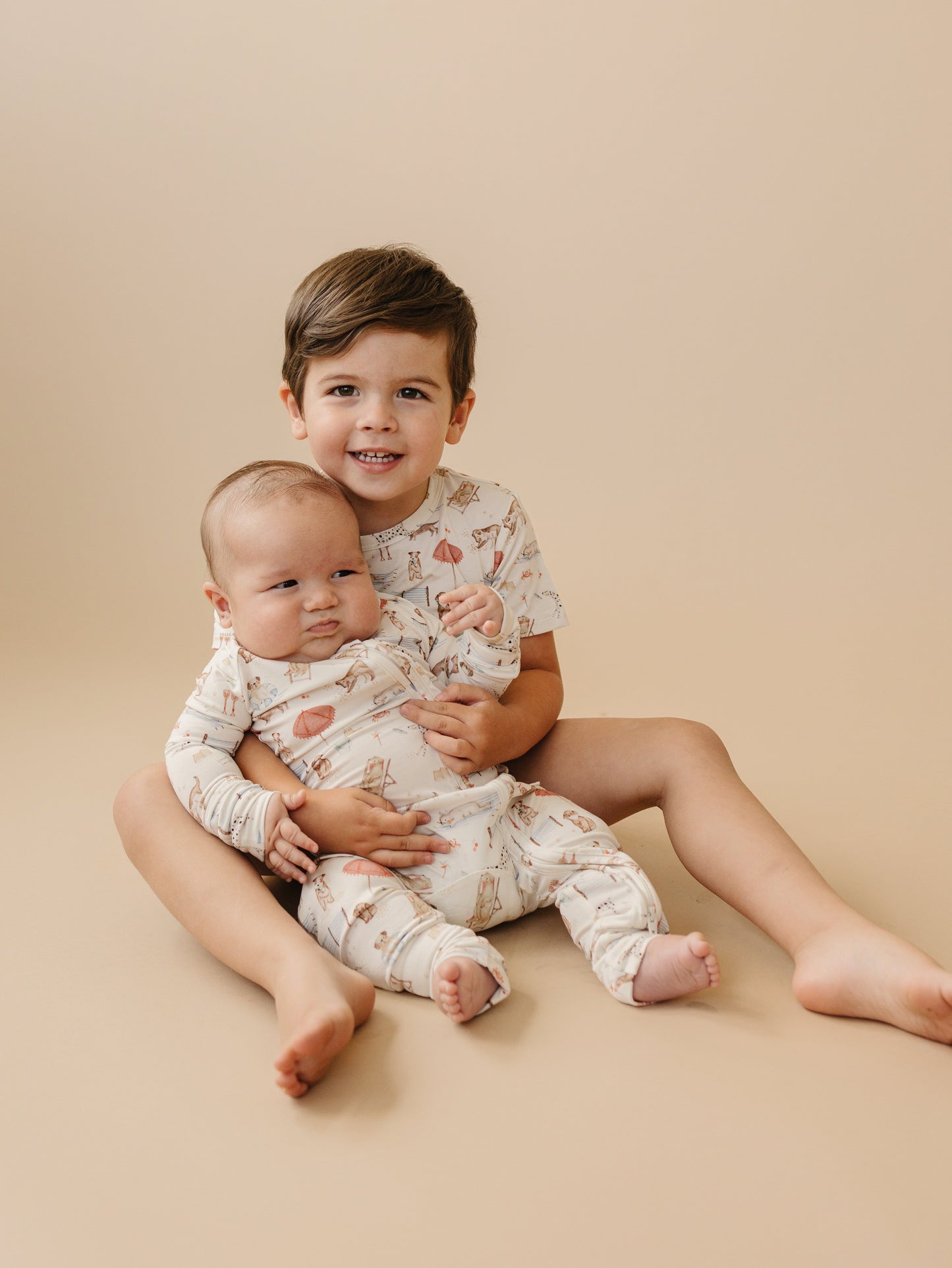 Beach Pawty Bamboo Zippy Romper