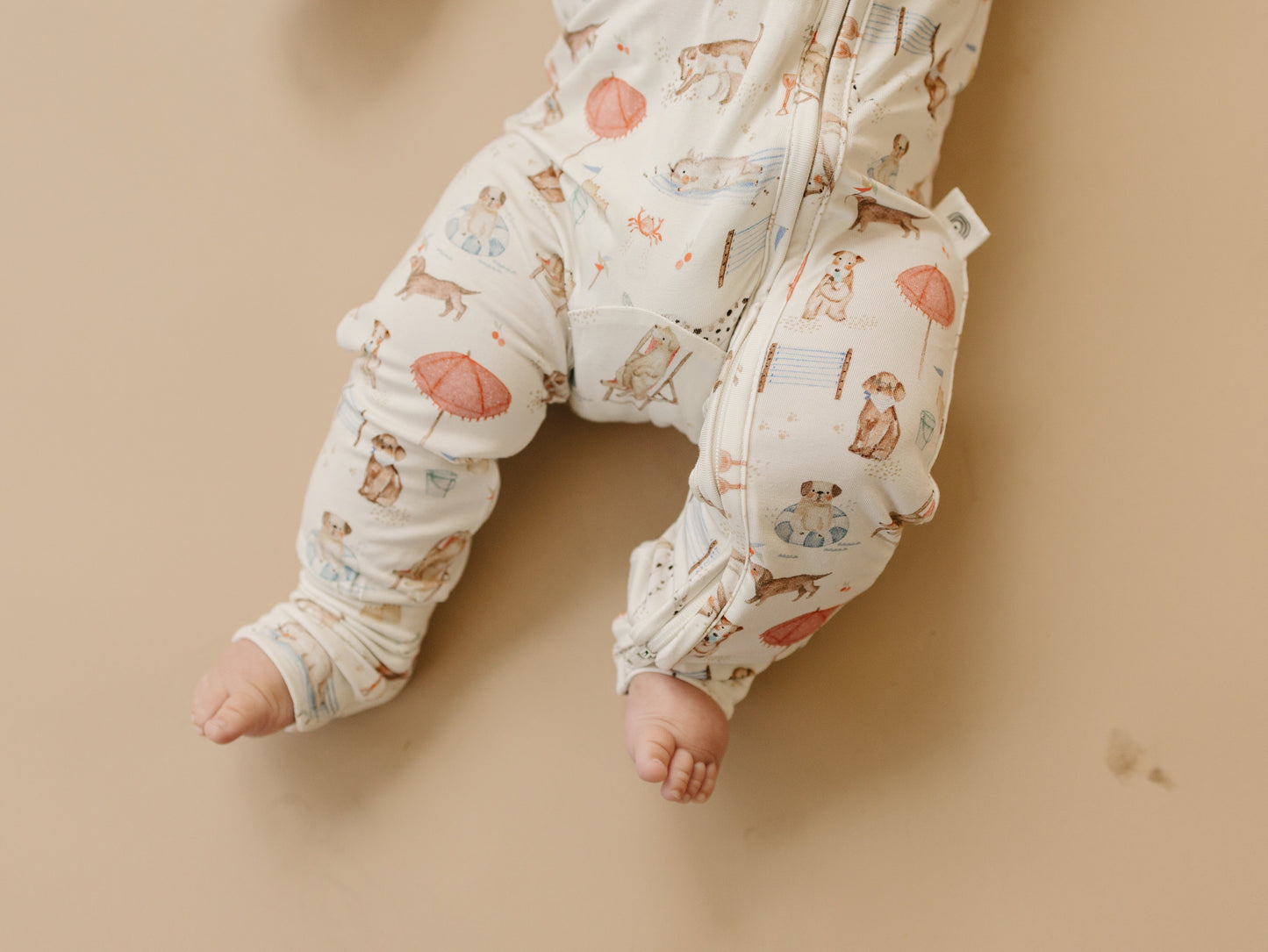 Beach Pawty Bamboo Zippy Romper