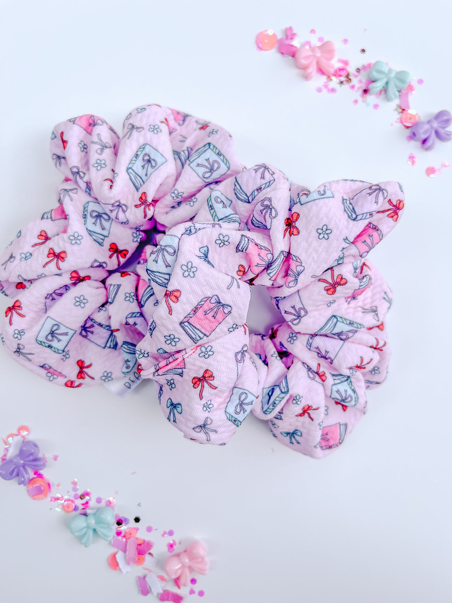 Books & Bows Scrunchy