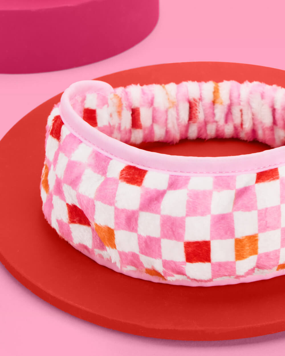 Fuzzy facial headband