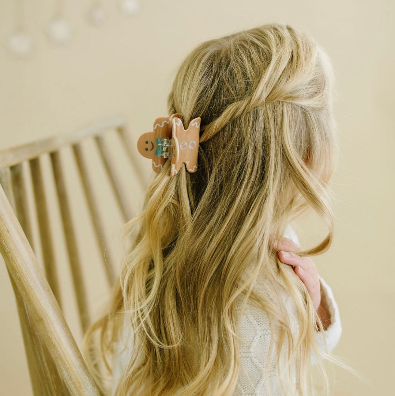 Gingerbread Man Claw Clip