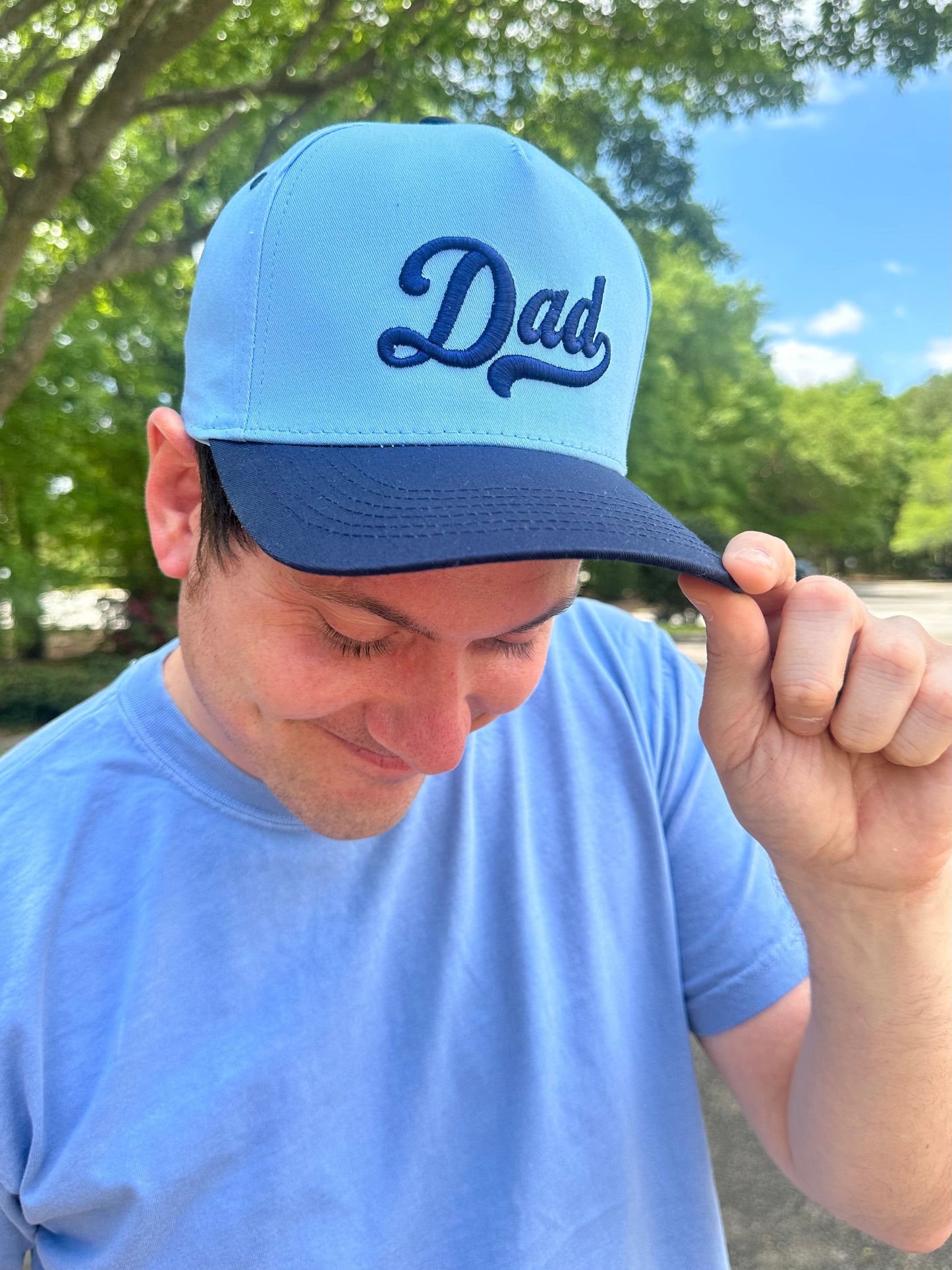Embroidery 3D ‘Dad' Snapback Hat