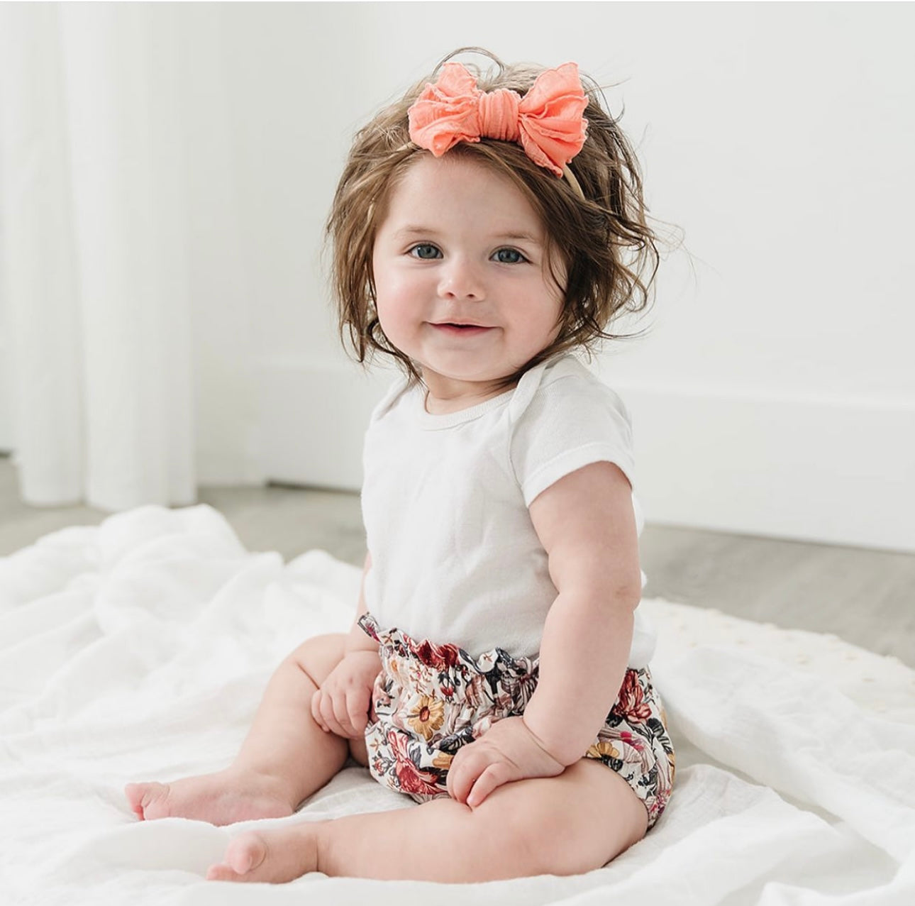Orange Vintage Bow