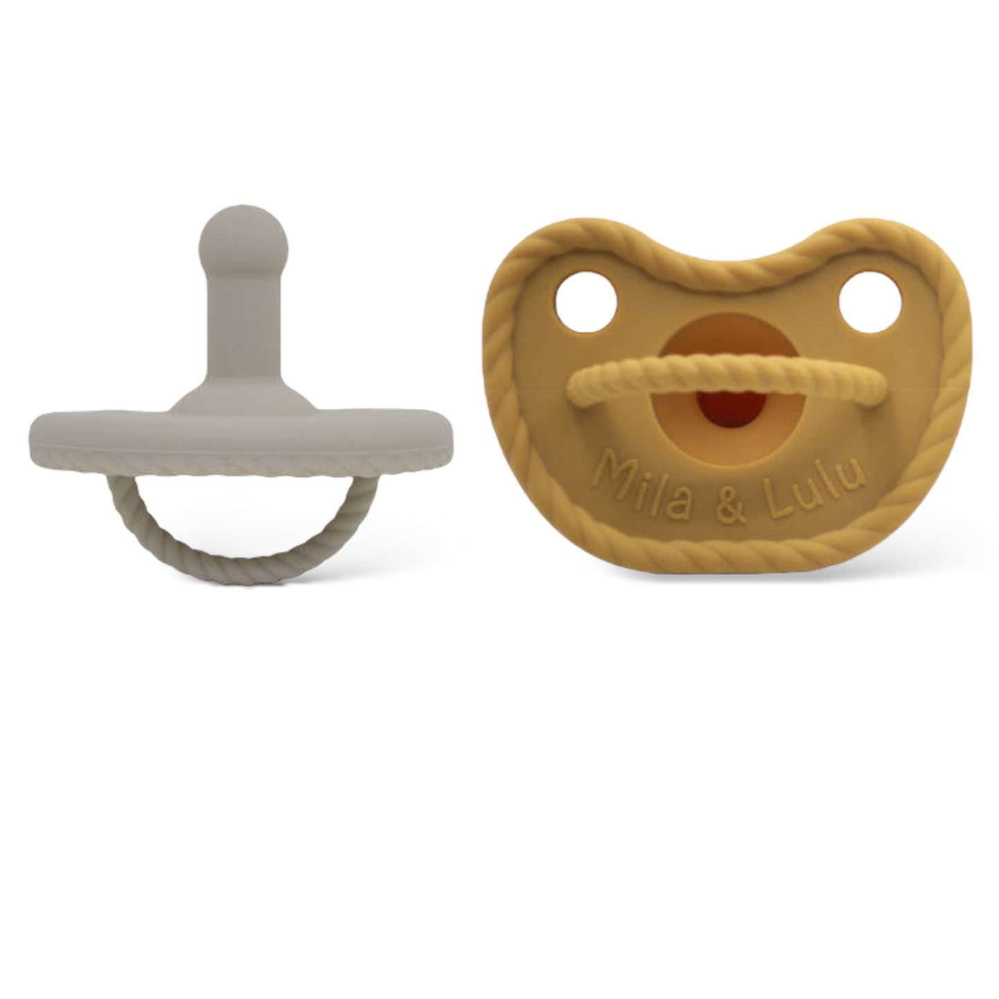 Round Shape Silicone Pacifier set of 2