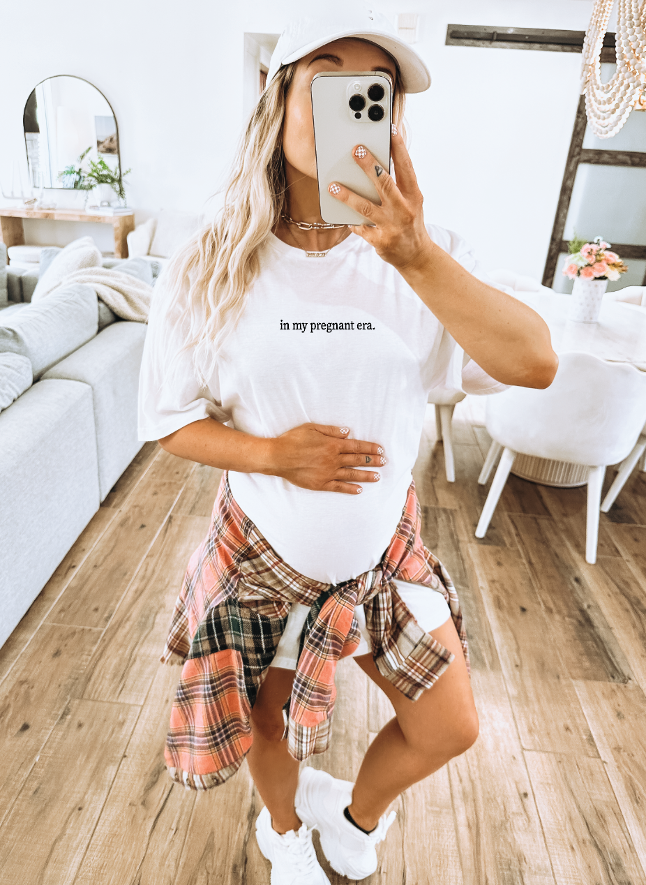 In my pregnant era tee