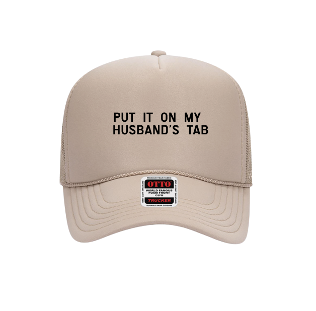 Put it on my Husband's Tab Minimal Hat