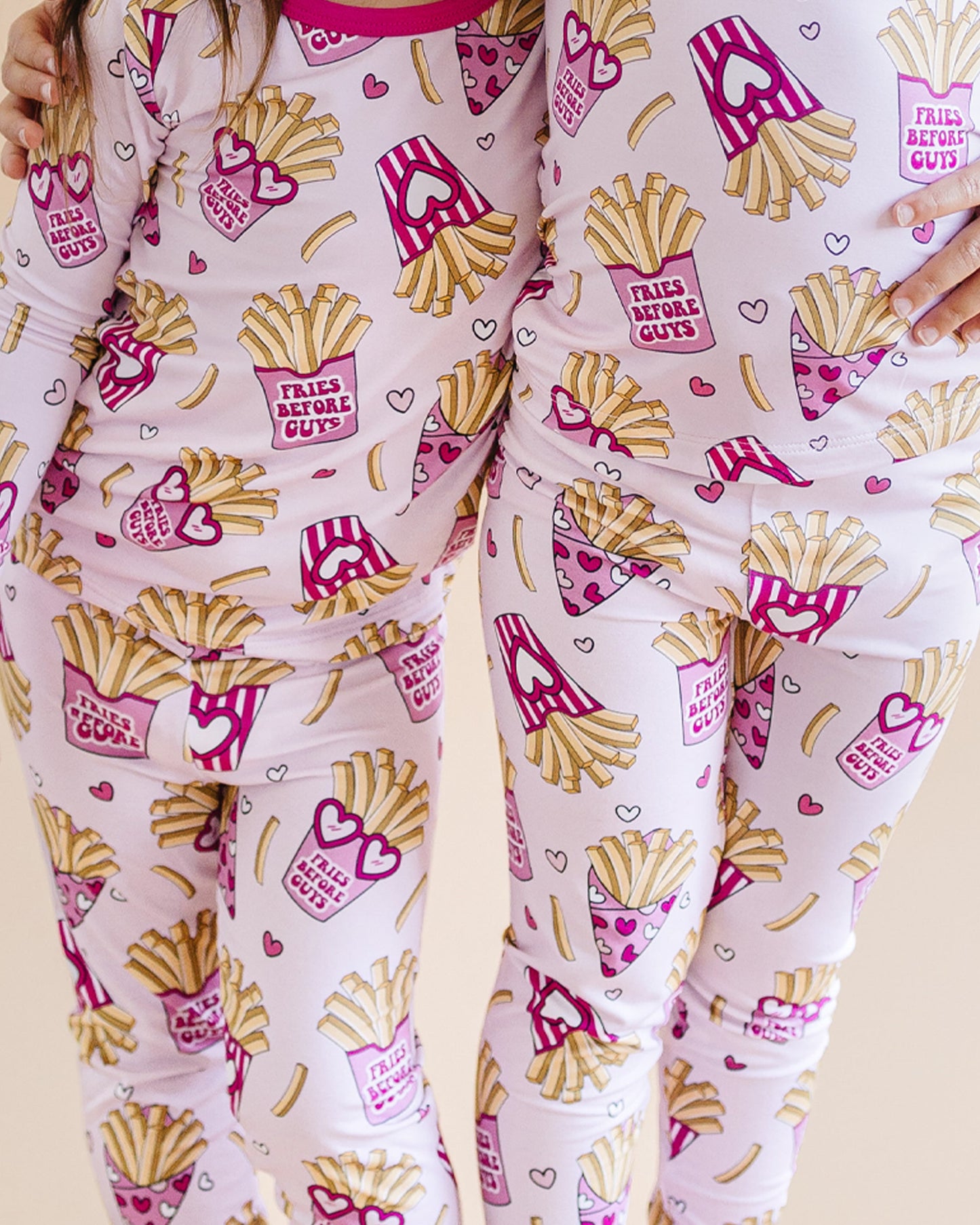 Fries Before Guys Bamboo Two Piece Set