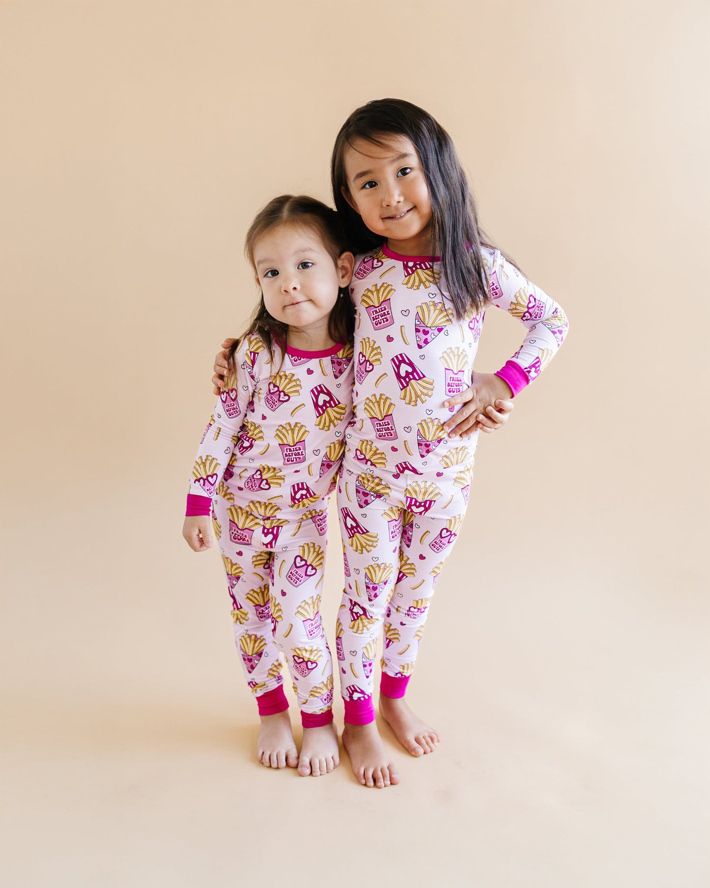 Fries Before Guys Bamboo Two Piece Set