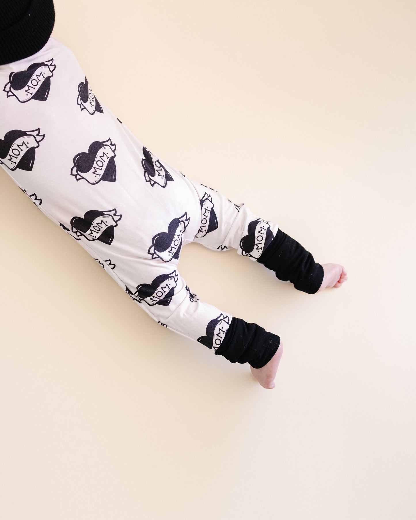 Mom Tattoo Bamboo Zip Romper