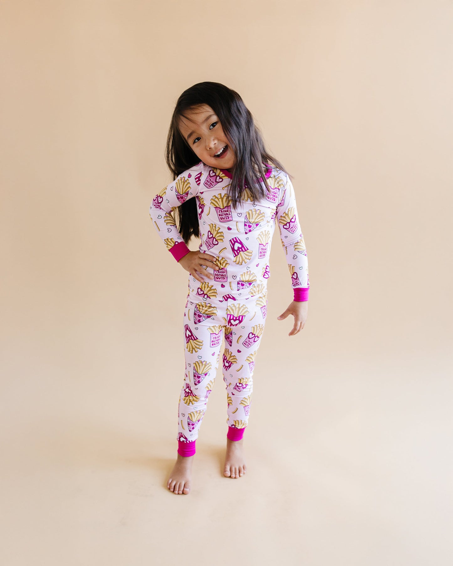 Fries Before Guys Bamboo Two Piece Set