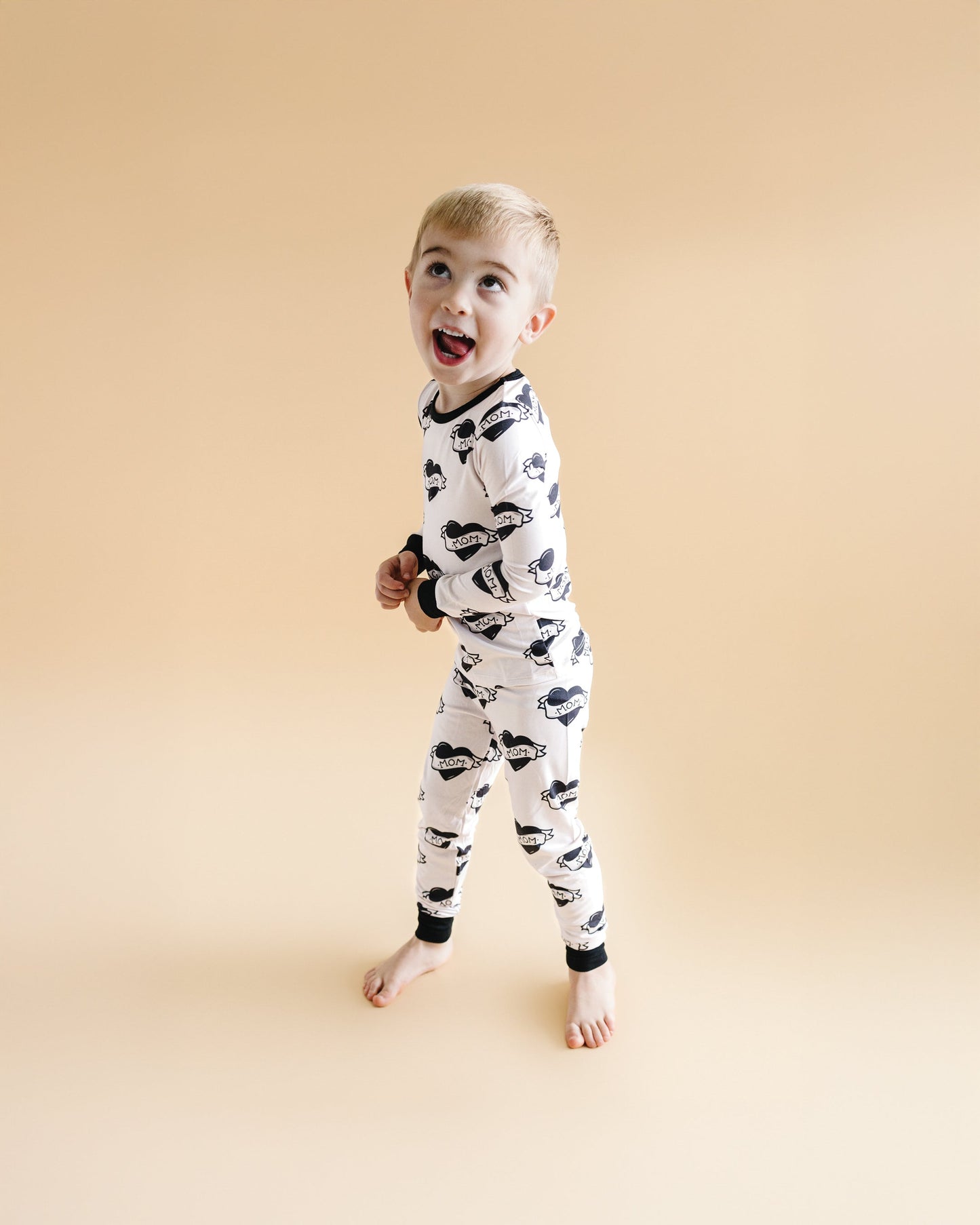 Mom Tattoo Bamboo Two Piece Set