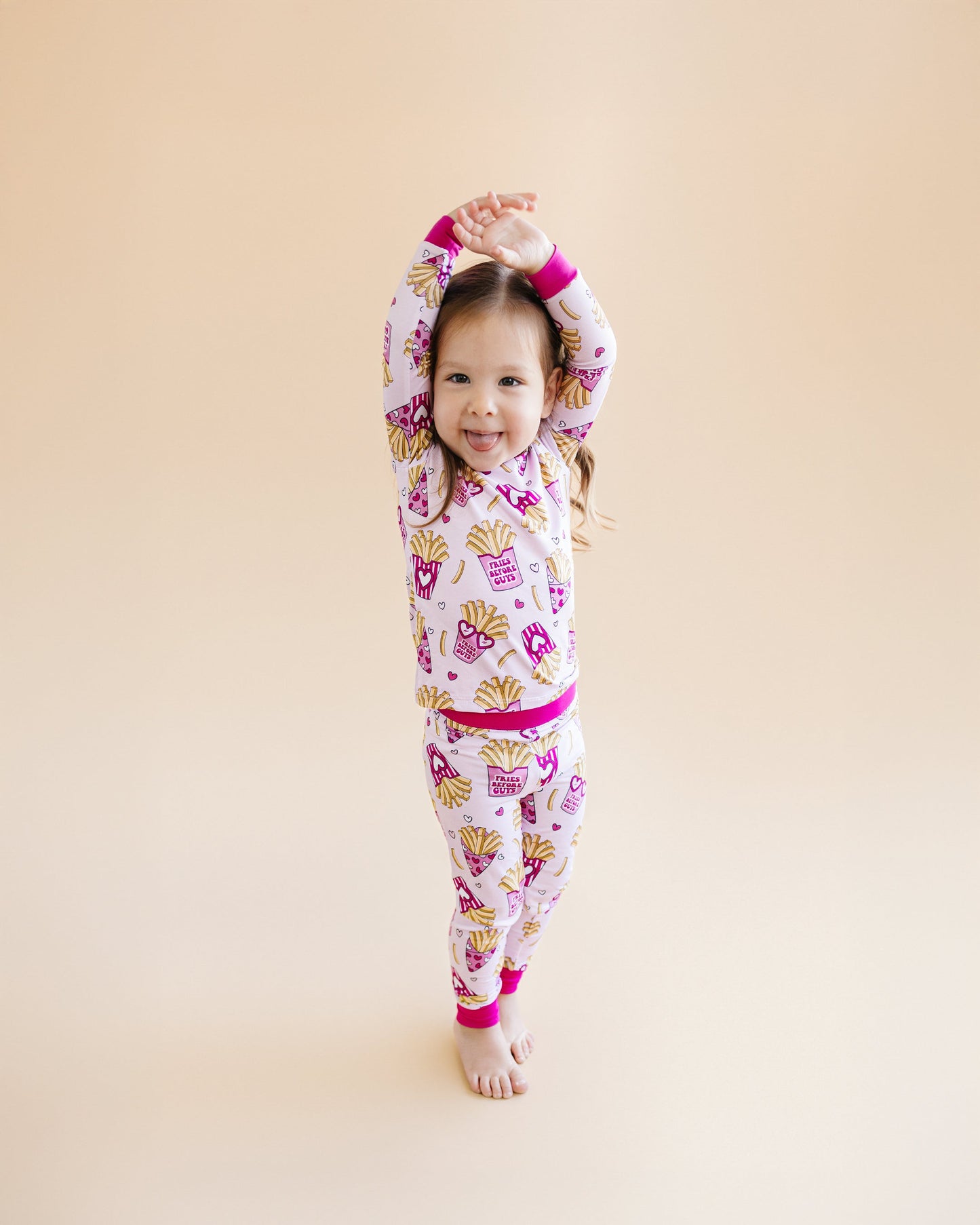 Fries Before Guys Bamboo Two Piece Set