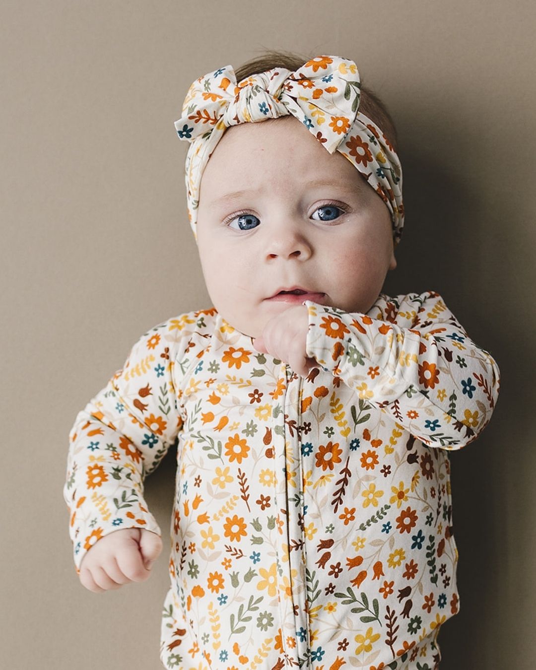 Zip Romper | Flowers