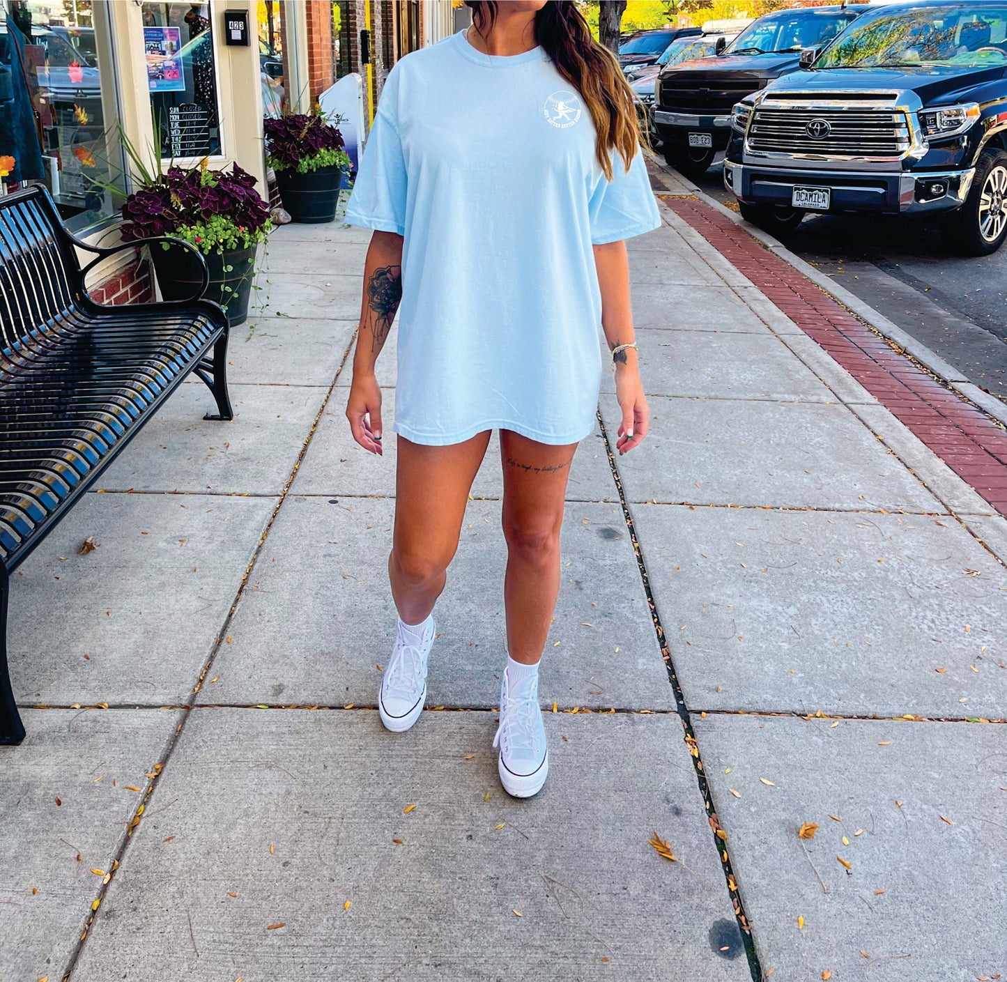 Hey Batter Up Graphic Tee