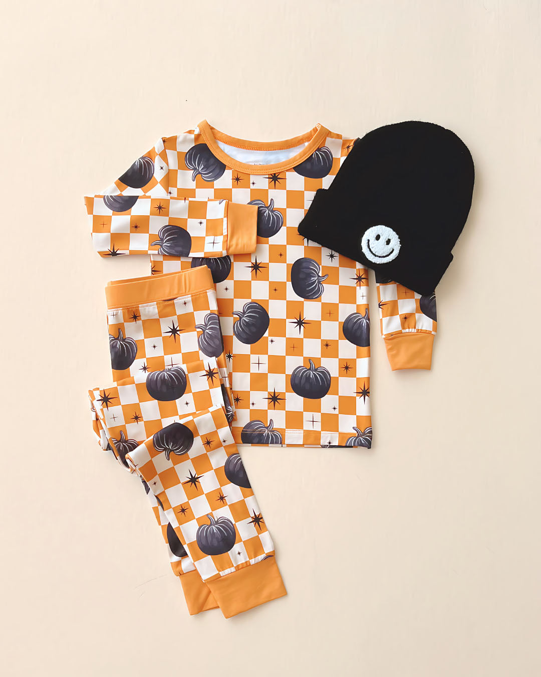 Two Piece Set | Checkered Pumpkin