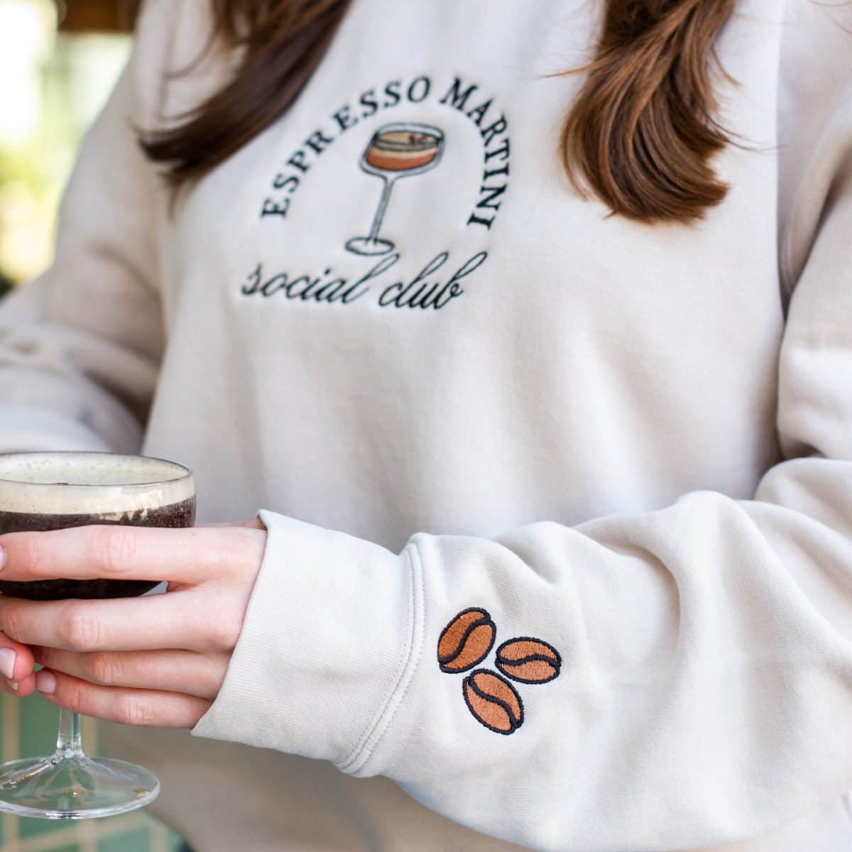 Espresso Martini Social Club Crewneck Sweatshirt