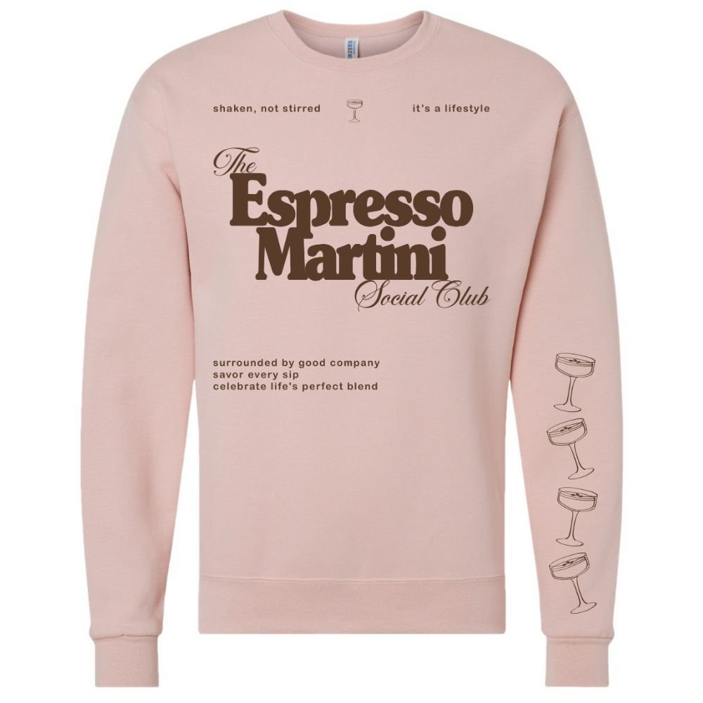 Espresso Martini Social Club Crewneck Sweatshirt
