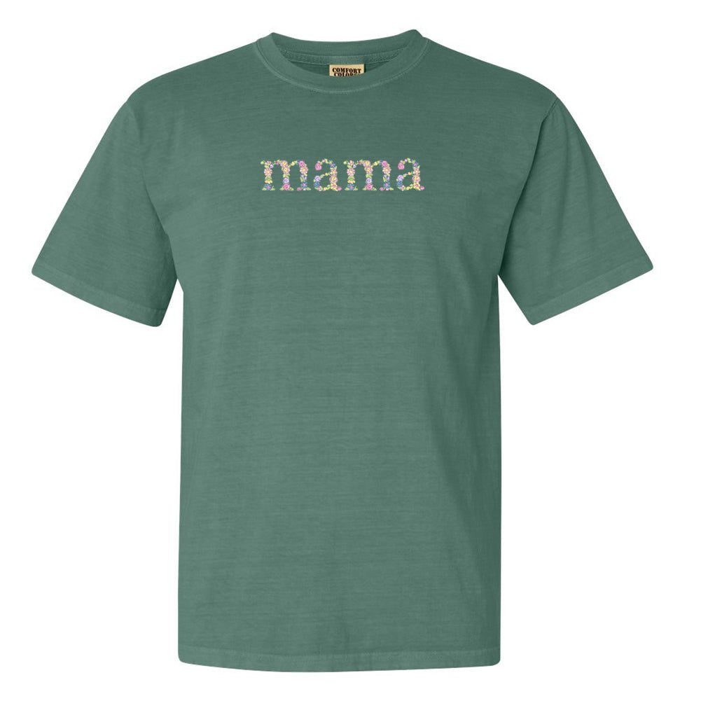 Floral Mama Comfort Colors T-Shirt