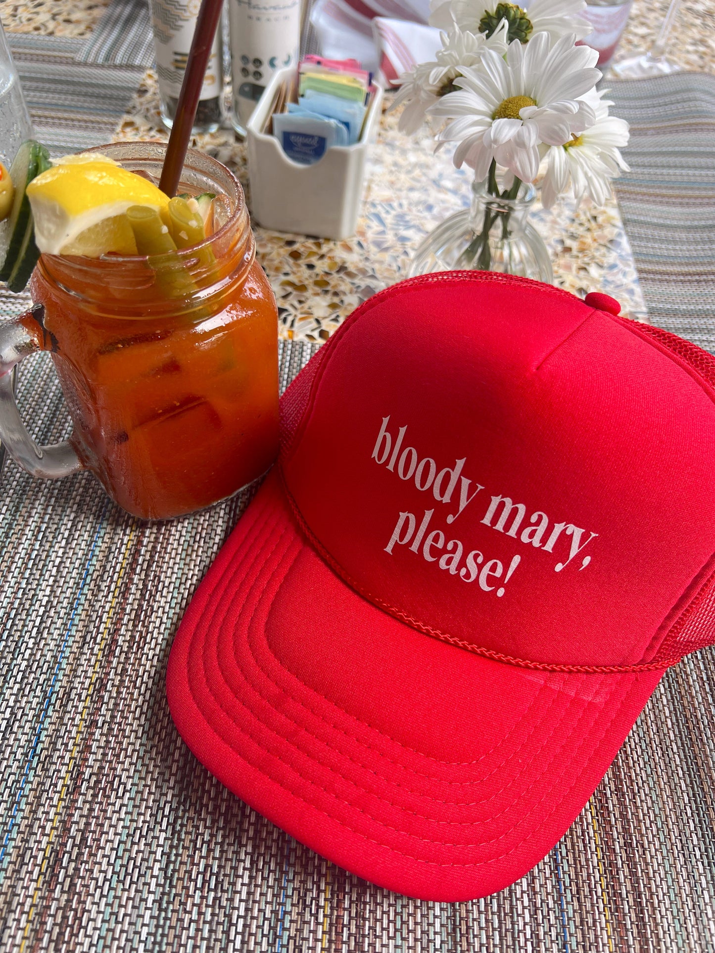 Bloody Mary Please Trucker Hat