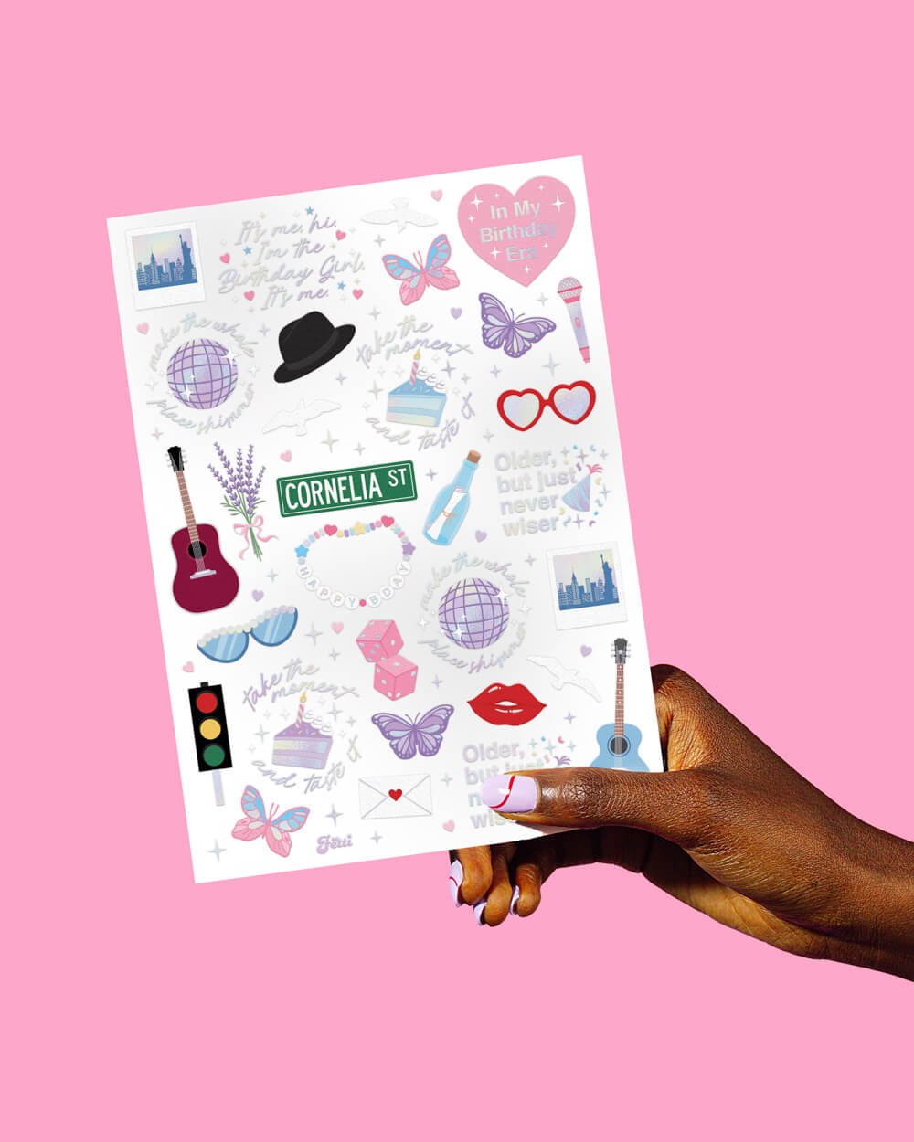 Birthday Era Tats - 50 temporary tattoos