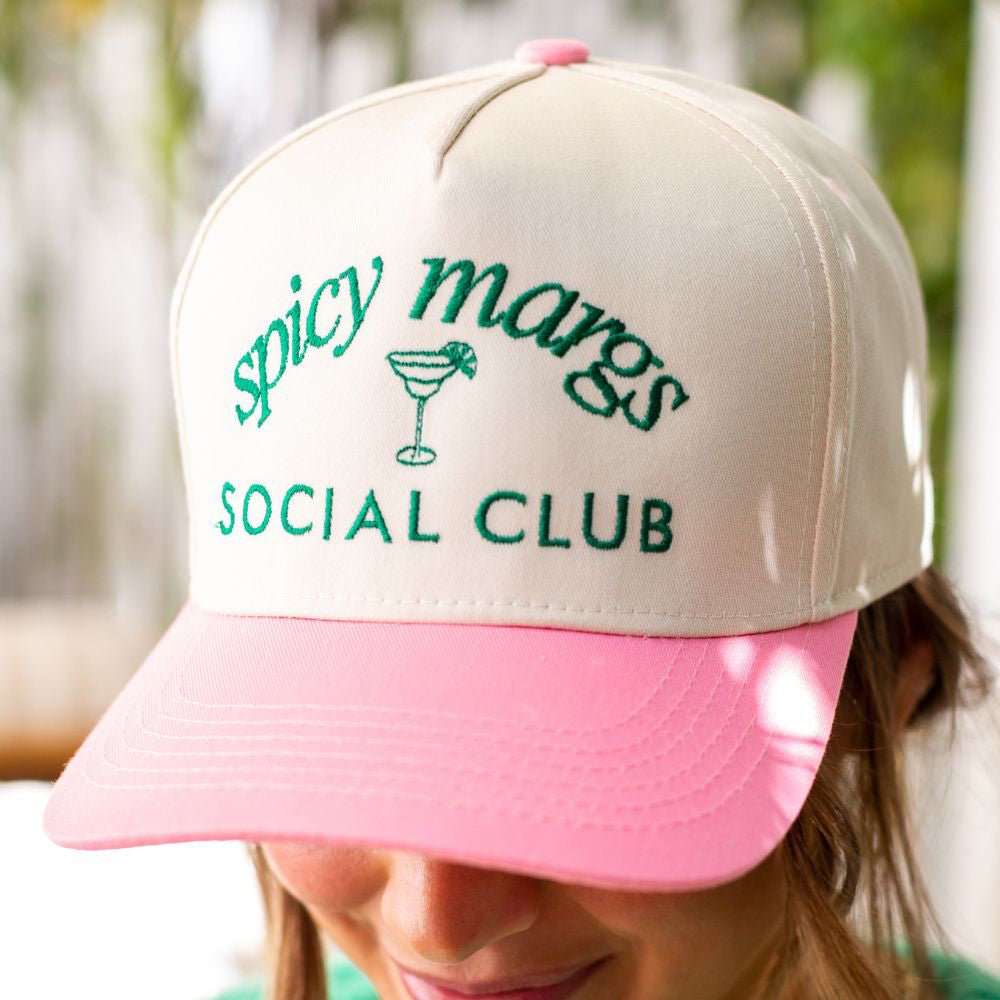 Spicy Margs Social Club Snapback Trucker Hat