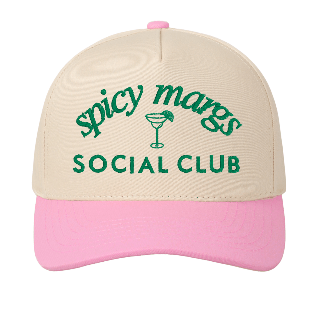 Spicy Margs Social Club Snapback Trucker Hat